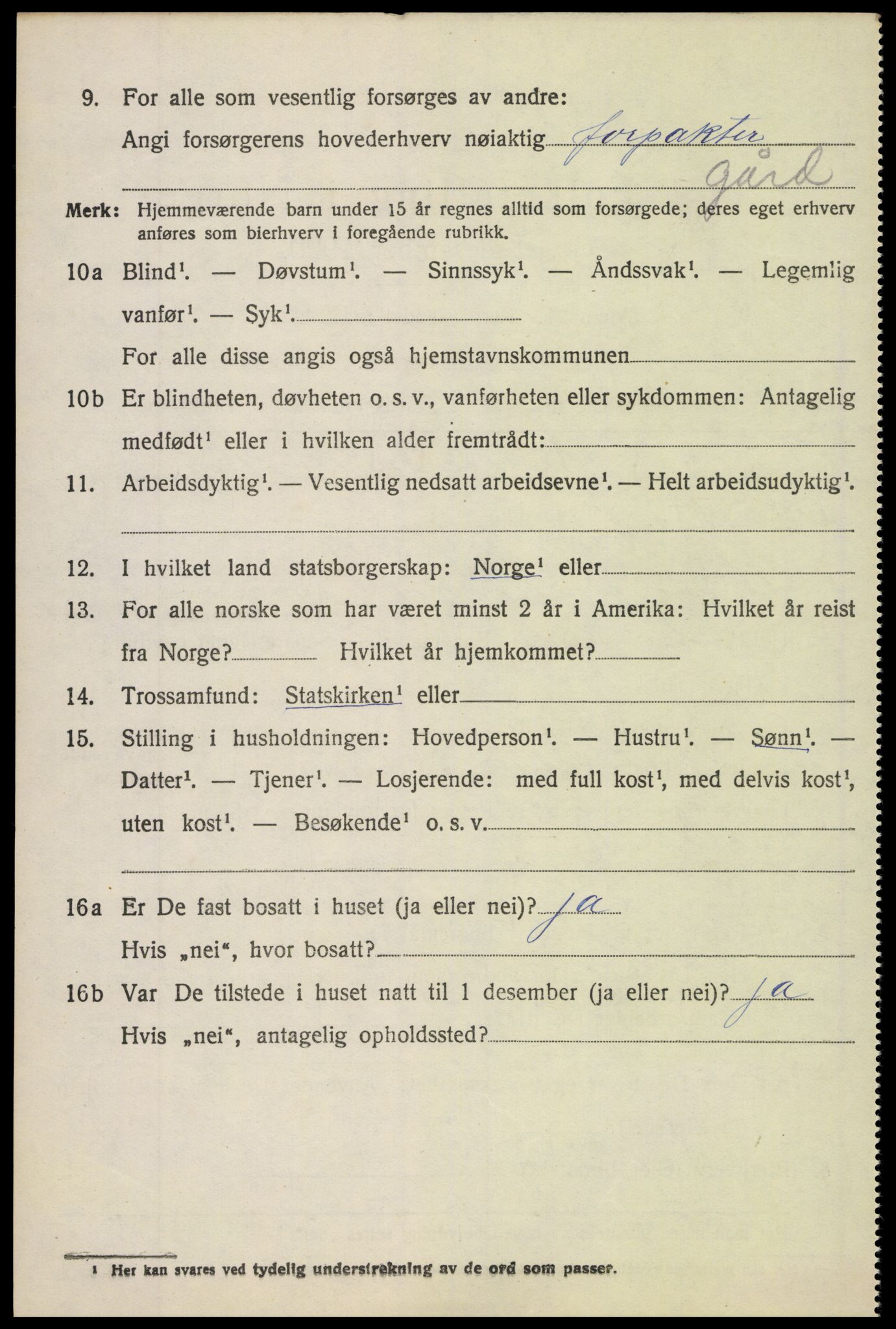 SAH, 1920 census for Sør-Aurdal, 1920, p. 1772