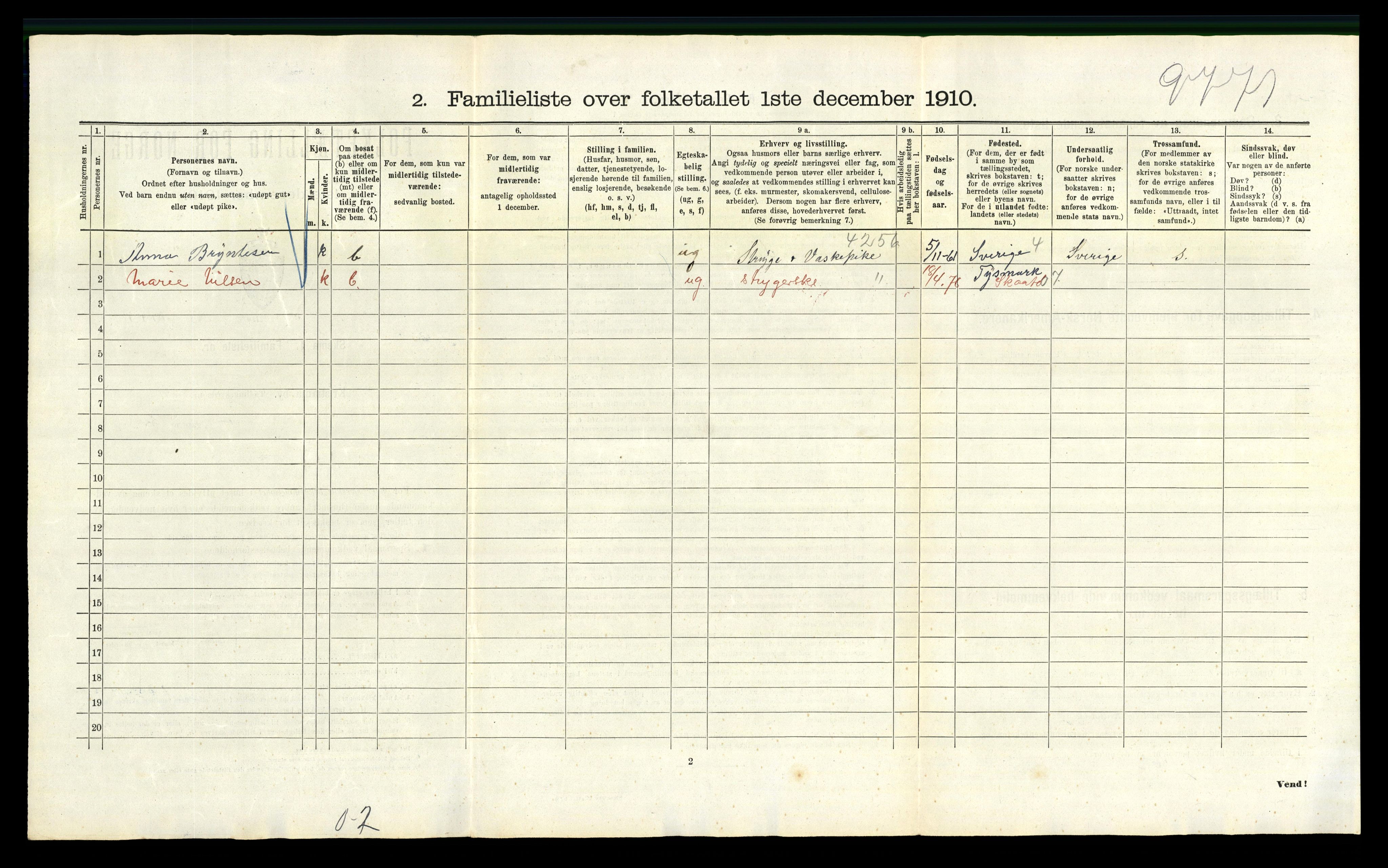 RA, 1910 census for Kristiania, 1910, p. 94992