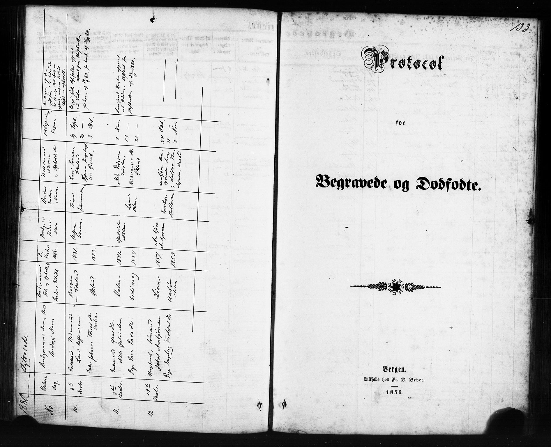 Sveio Sokneprestembete, SAB/A-78501/H/Haa: Parish register (official) no. C 1, 1862-1880, p. 133