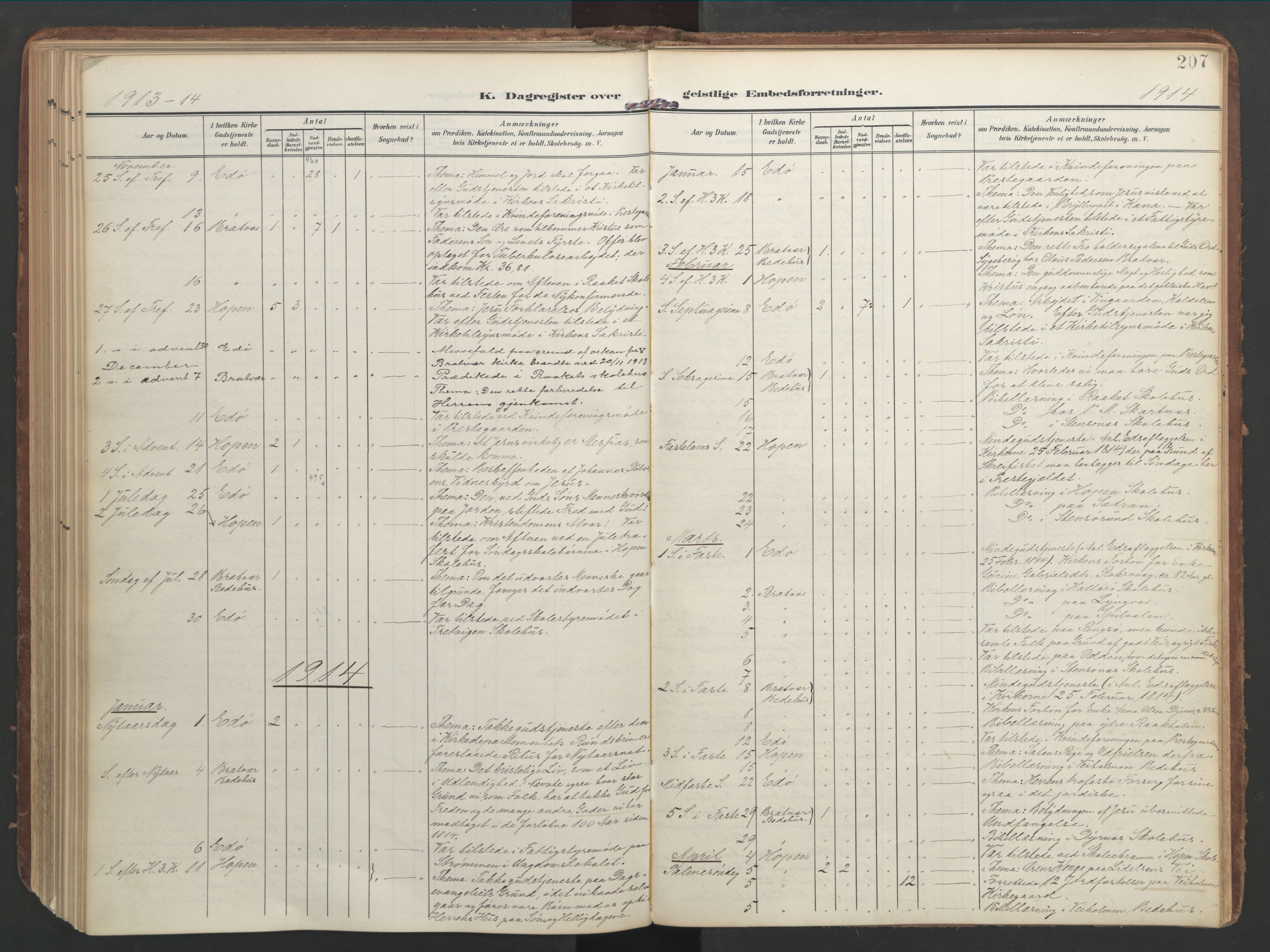 Ministerialprotokoller, klokkerbøker og fødselsregistre - Møre og Romsdal, AV/SAT-A-1454/583/L0955: Parish register (official) no. 583A02, 1907-1926, p. 207