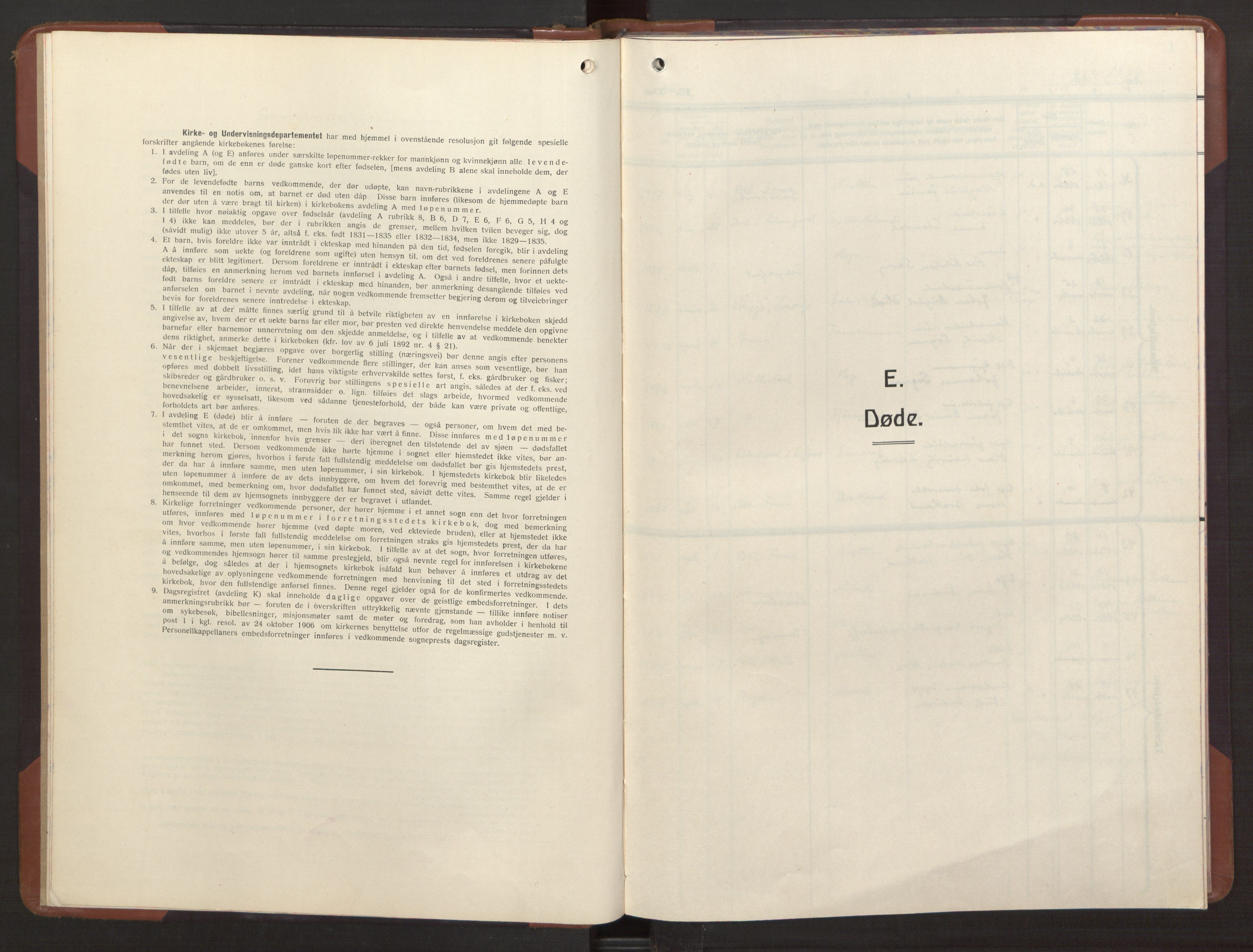Birkeland Sokneprestembete, SAB/A-74601/H/Haa/Haad/L0001: Parish register (official) no. D 1, 1939-1953
