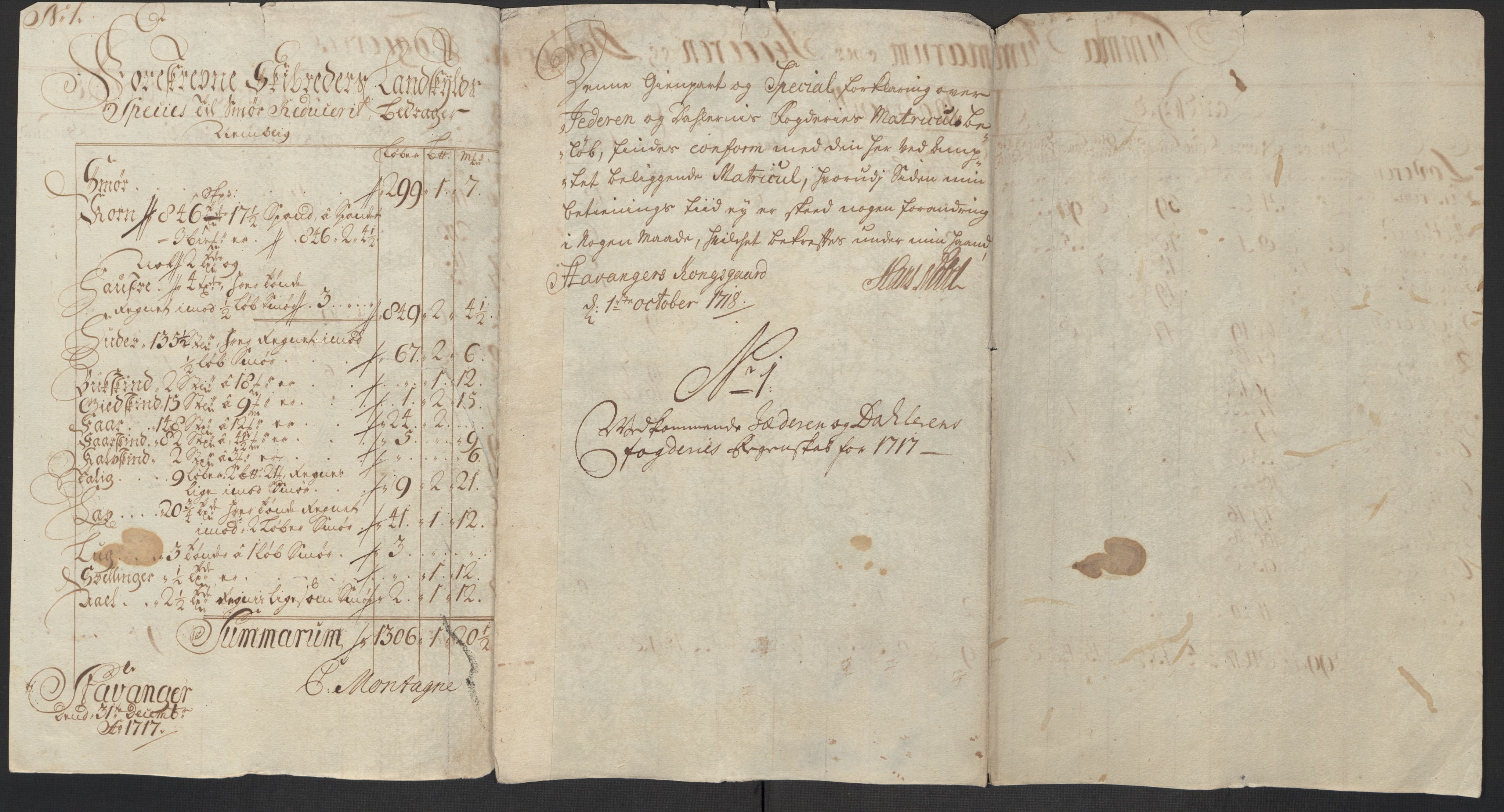 Rentekammeret inntil 1814, Reviderte regnskaper, Fogderegnskap, AV/RA-EA-4092/R46/L2742: Fogderegnskap Jæren og Dalane, 1717, p. 17