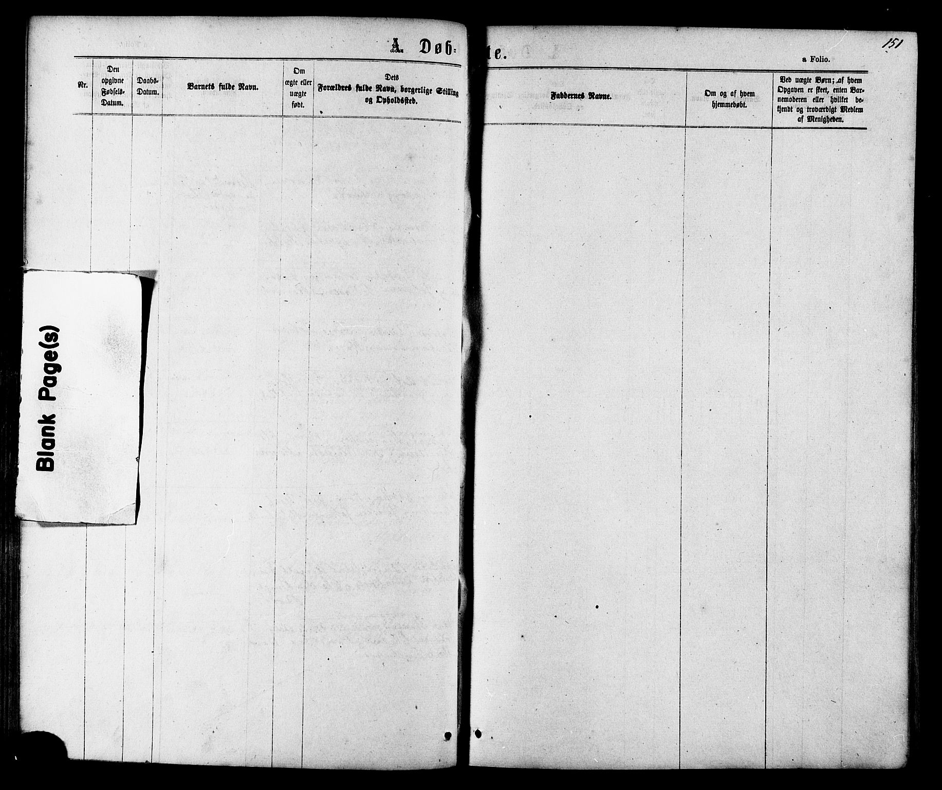 Ministerialprotokoller, klokkerbøker og fødselsregistre - Nordland, SAT/A-1459/801/L0029: Parish register (copy) no. 801C04, 1868-1878, p. 151