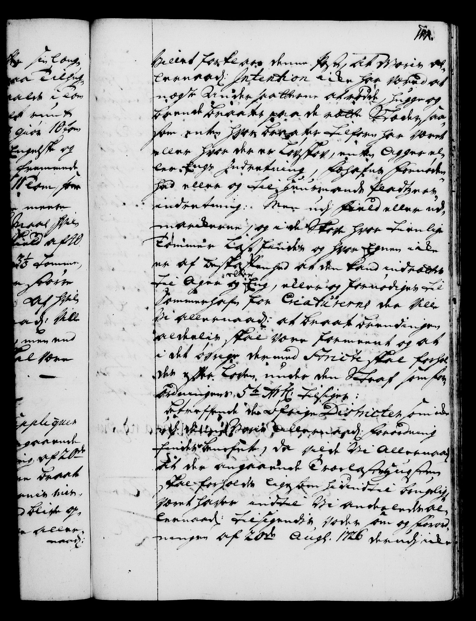 Rentekammeret, Kammerkanselliet, AV/RA-EA-3111/G/Gg/Gga/L0003: Norsk ekspedisjonsprotokoll med register (merket RK 53.3), 1727-1734, p. 117