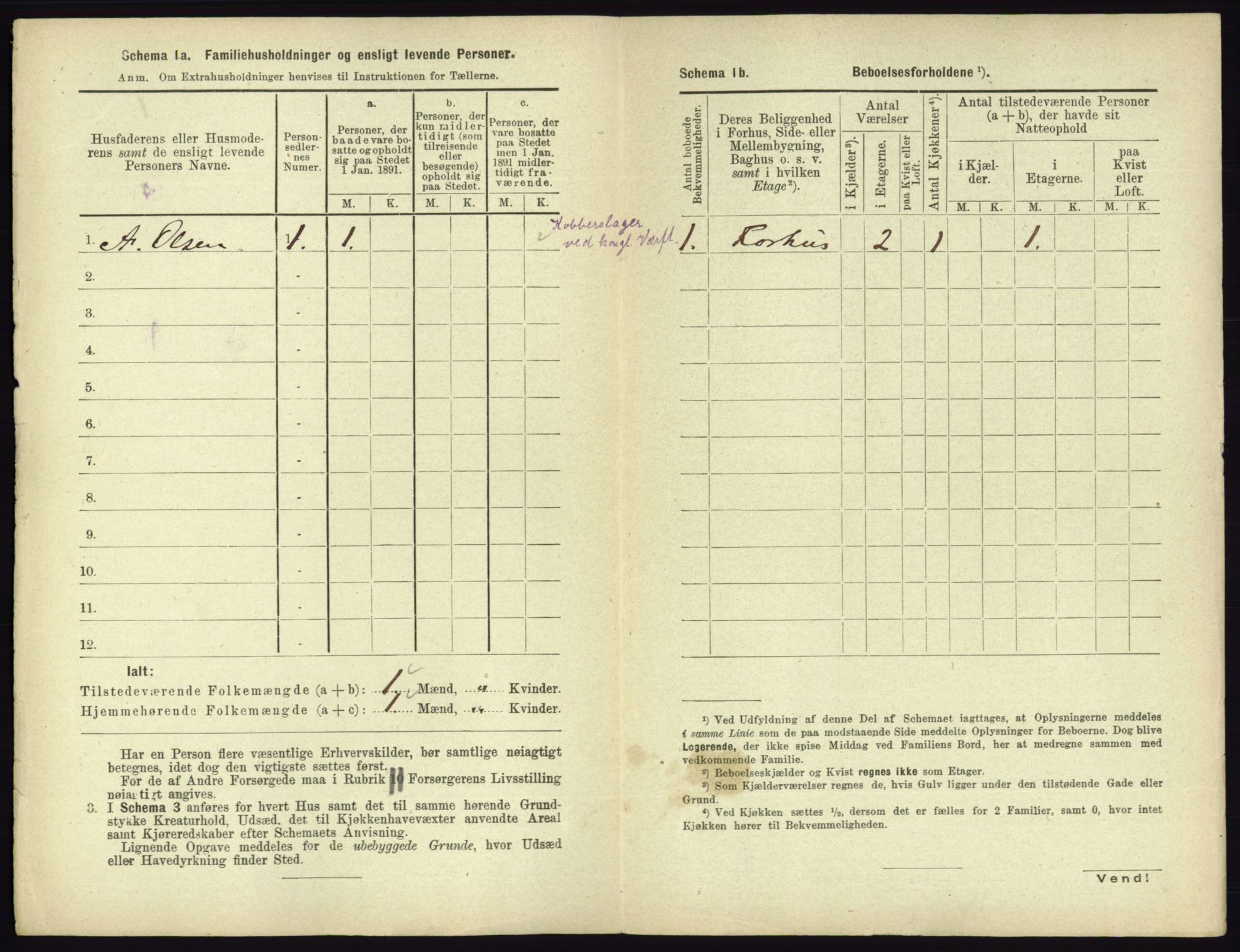 RA, 1891 census for 0703 Horten, 1891, p. 704