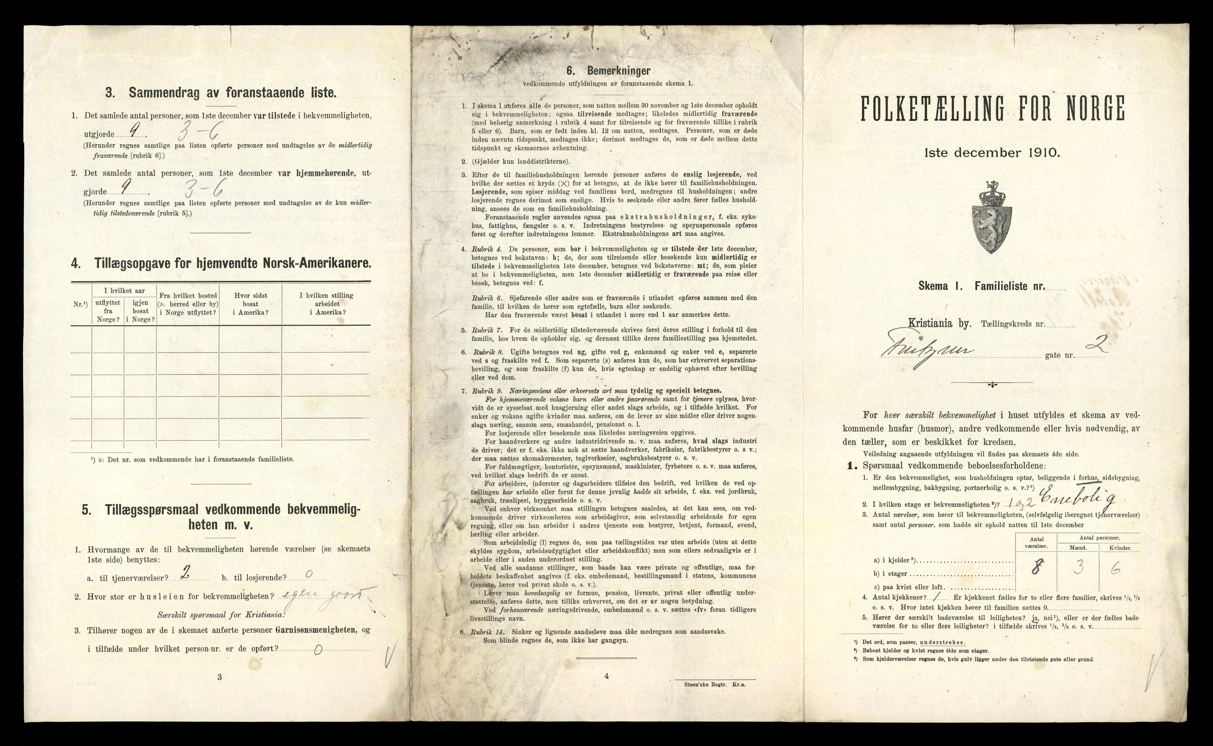 RA, 1910 census for Kristiania, 1910, p. 26355