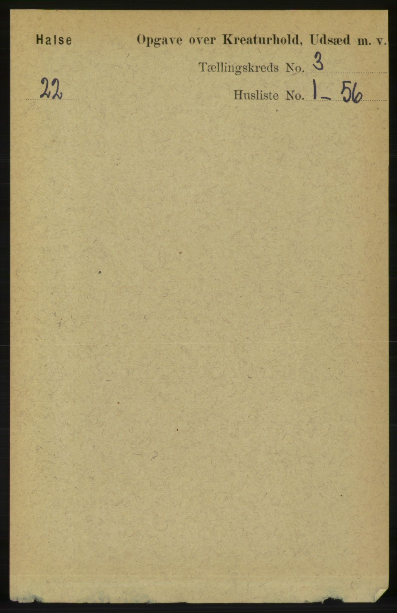 RA, 1891 census for 1571 Halsa, 1891, p. 1965