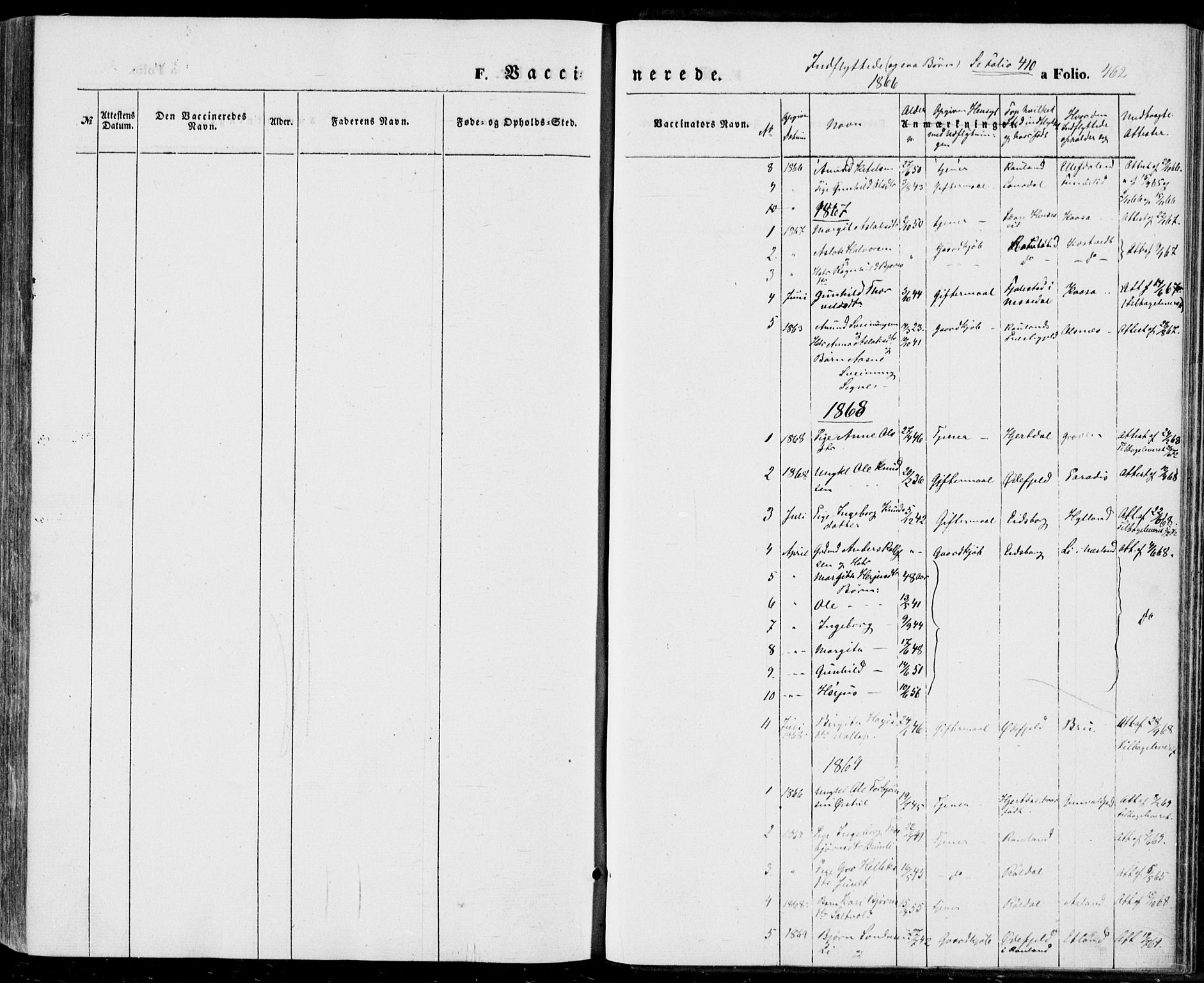 Vinje kirkebøker, SAKO/A-312/F/Fa/L0004: Parish register (official) no. I 4, 1843-1869, p. 462