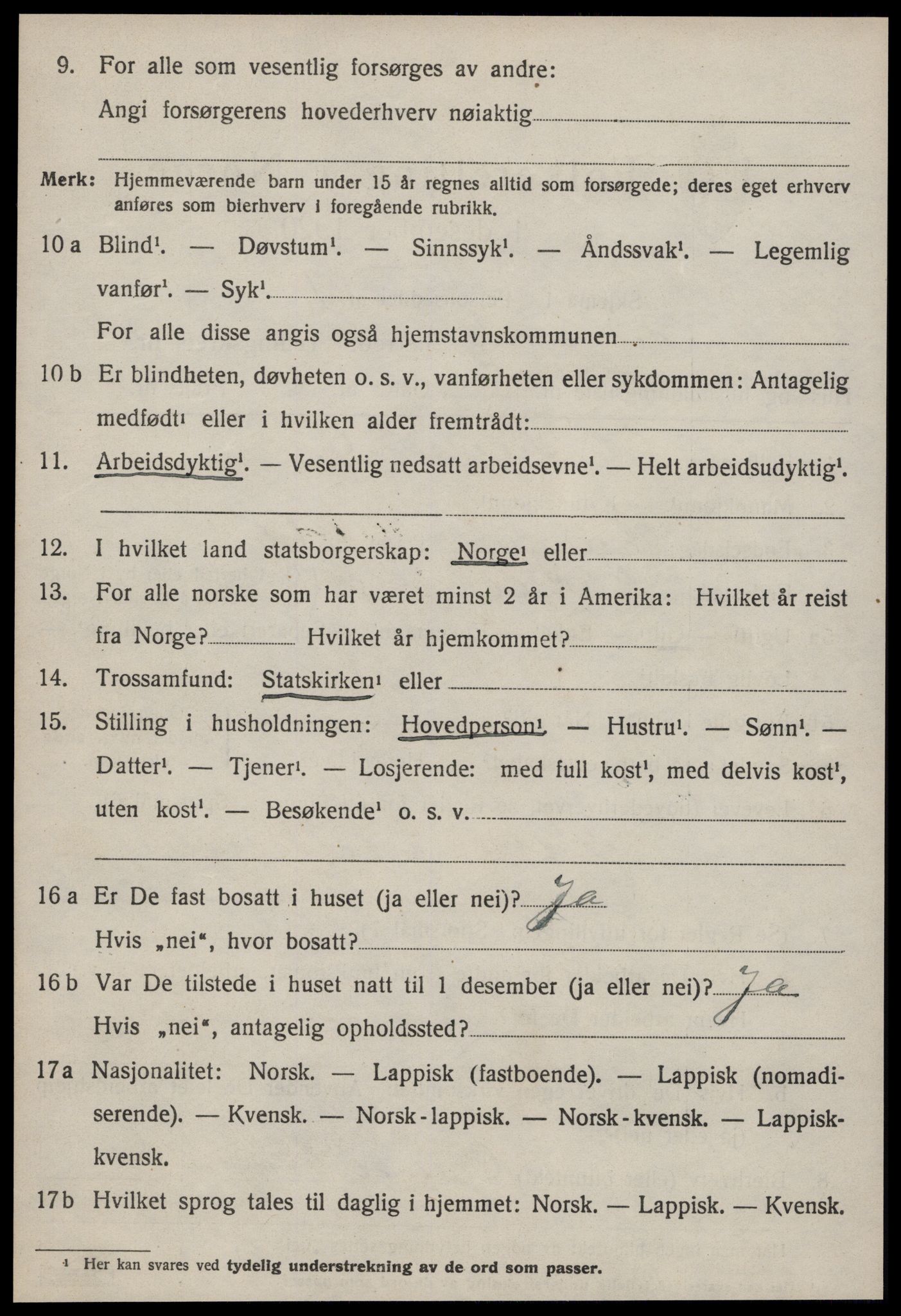 SAT, 1920 census for Hølonda, 1920, p. 614