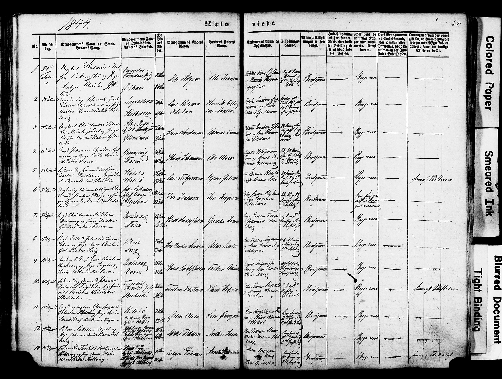 Avaldsnes sokneprestkontor, SAST/A -101851/H/Ha/Haa/L0007: Parish register (official) no. A 7, 1841-1853, p. 99