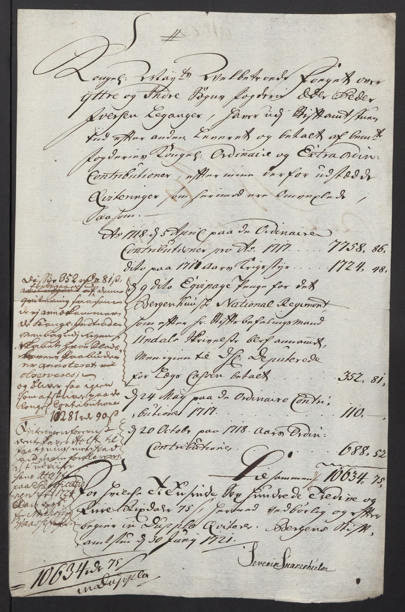 Rentekammeret inntil 1814, Reviderte regnskaper, Fogderegnskap, RA/EA-4092/R52/L3321: Fogderegnskap Sogn, 1717-1718, p. 866