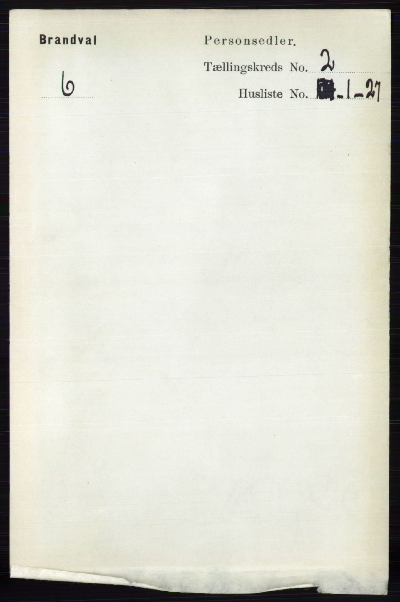 RA, 1891 census for 0422 Brandval, 1891, p. 740