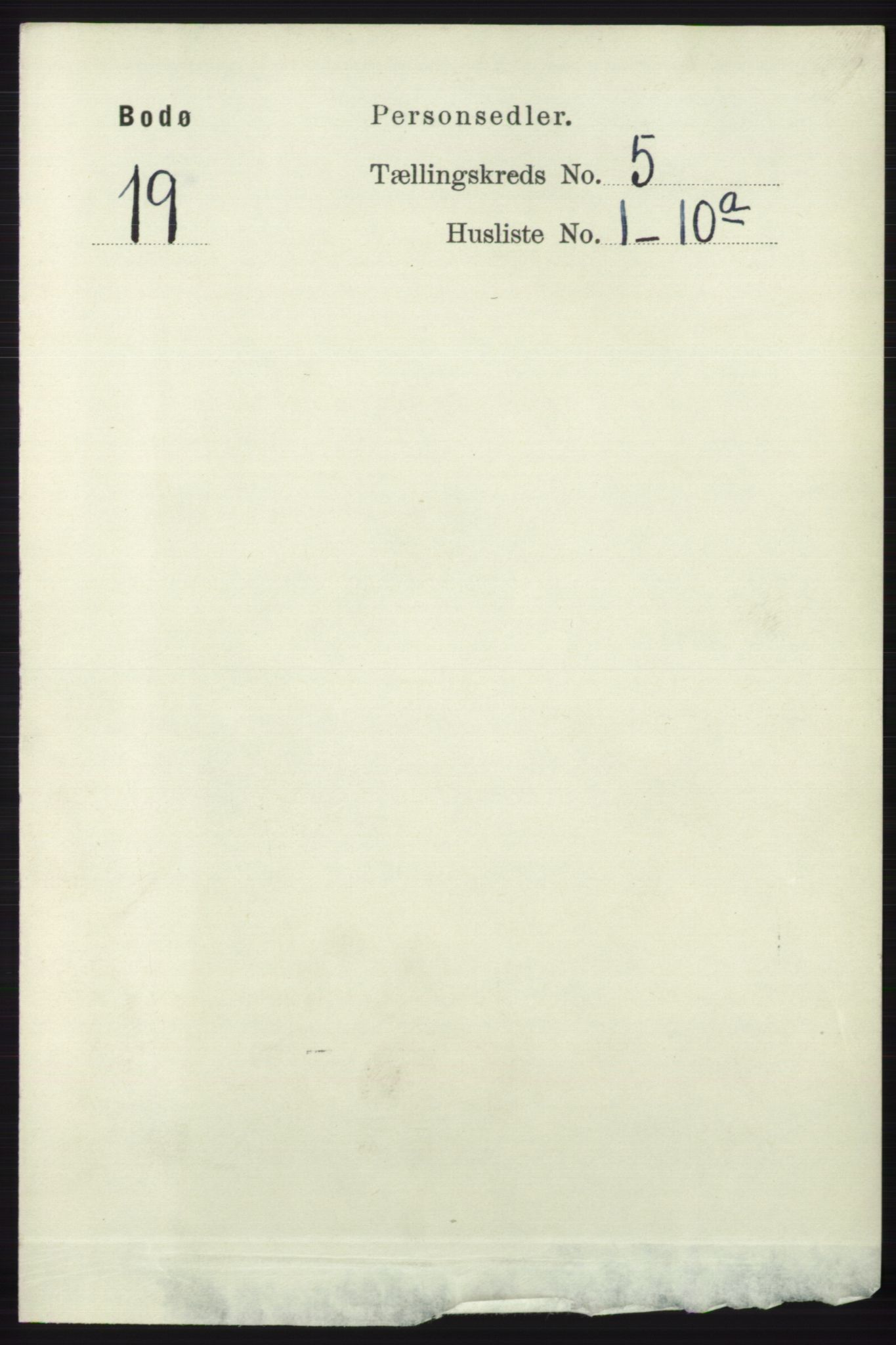 RA, 1891 census for 1804 Bodø, 1891, p. 3905