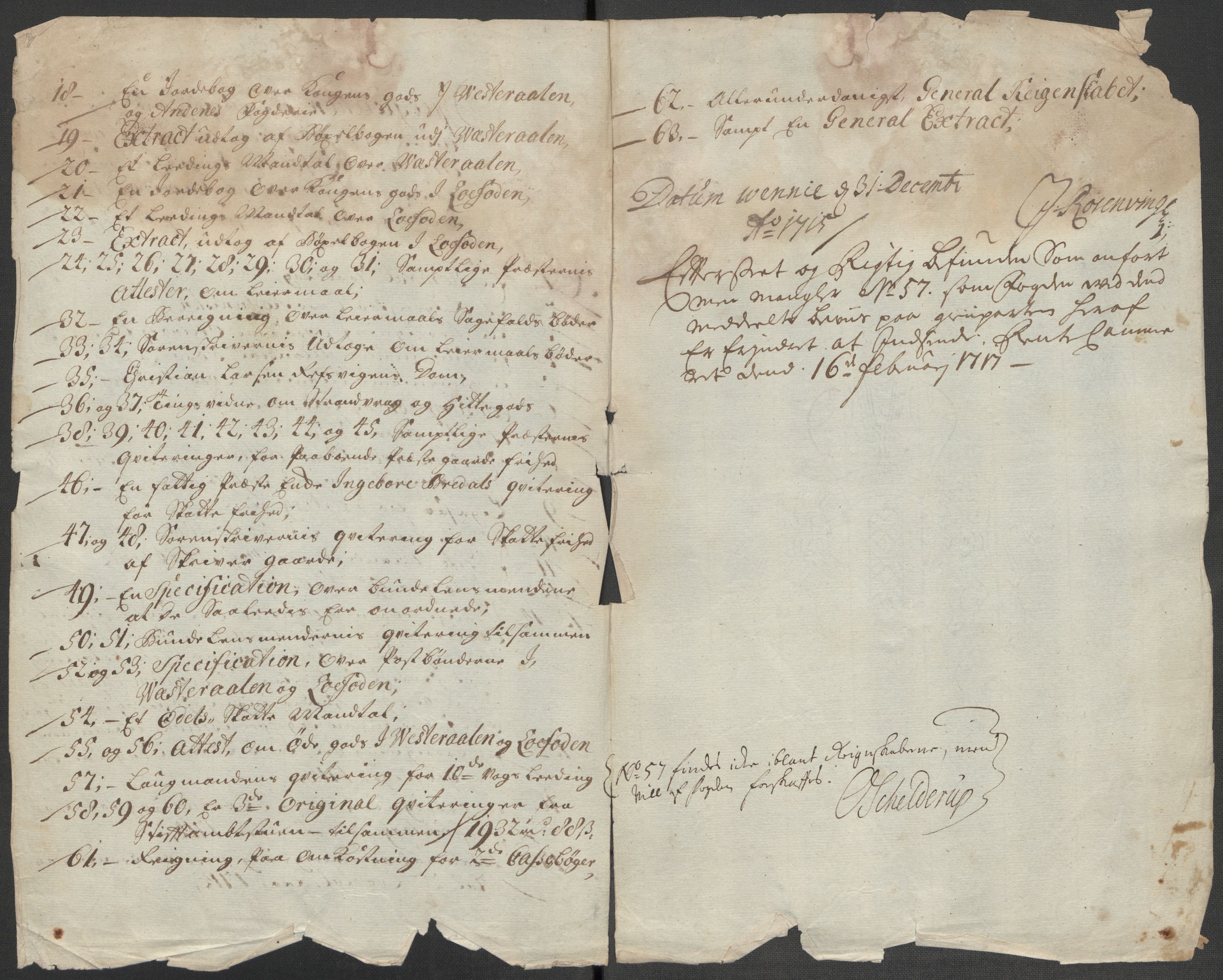 Rentekammeret inntil 1814, Reviderte regnskaper, Fogderegnskap, RA/EA-4092/R67/L4681: Fogderegnskap Vesterålen, Andenes og Lofoten, 1715, p. 25