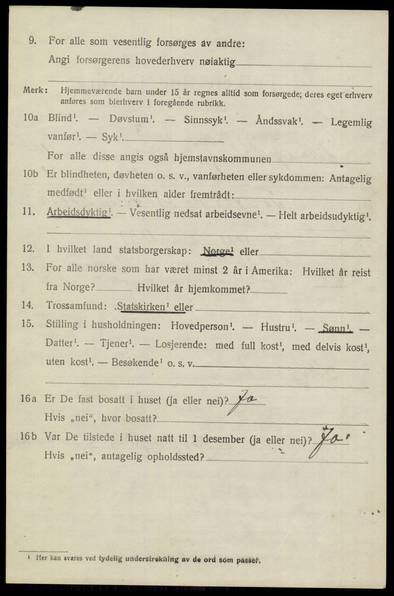 SAKO, 1920 census for Drangedal, 1920, p. 7610