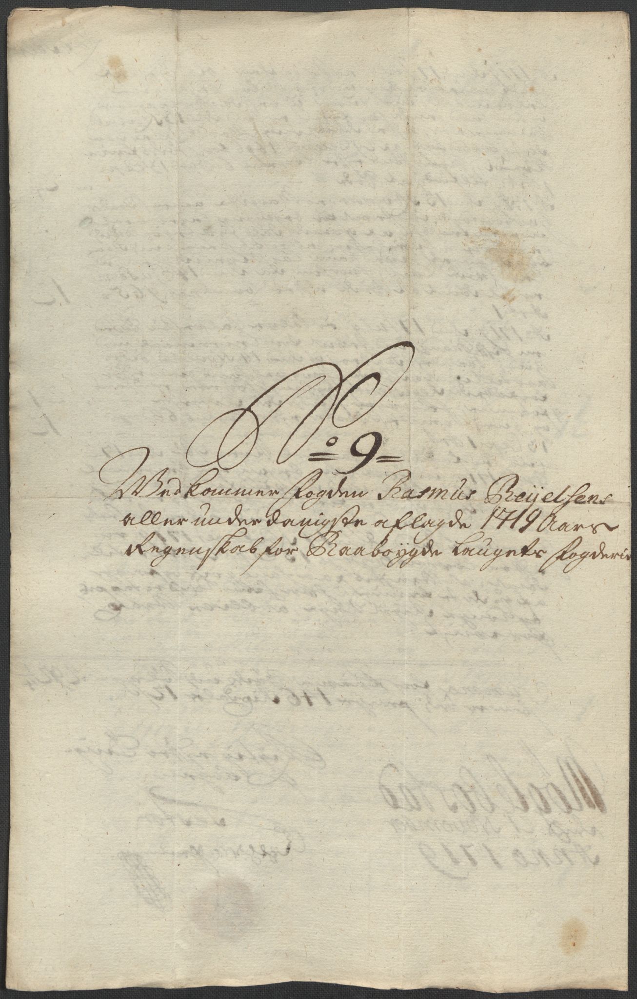 Rentekammeret inntil 1814, Reviderte regnskaper, Fogderegnskap, AV/RA-EA-4092/R40/L2453: Fogderegnskap Råbyggelag, 1718-1719, p. 359