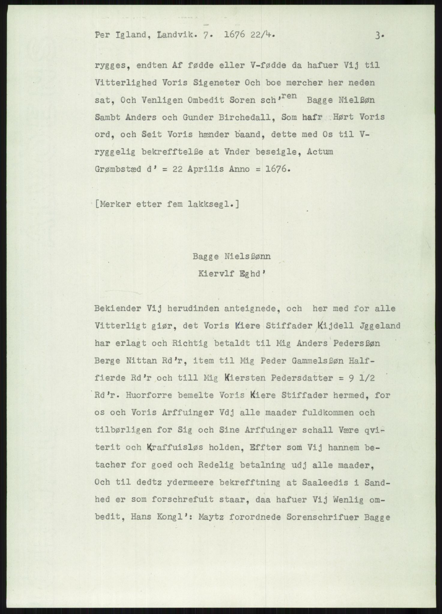 Samlinger til kildeutgivelse, Diplomavskriftsamlingen, AV/RA-EA-4053/H/Ha, p. 3342