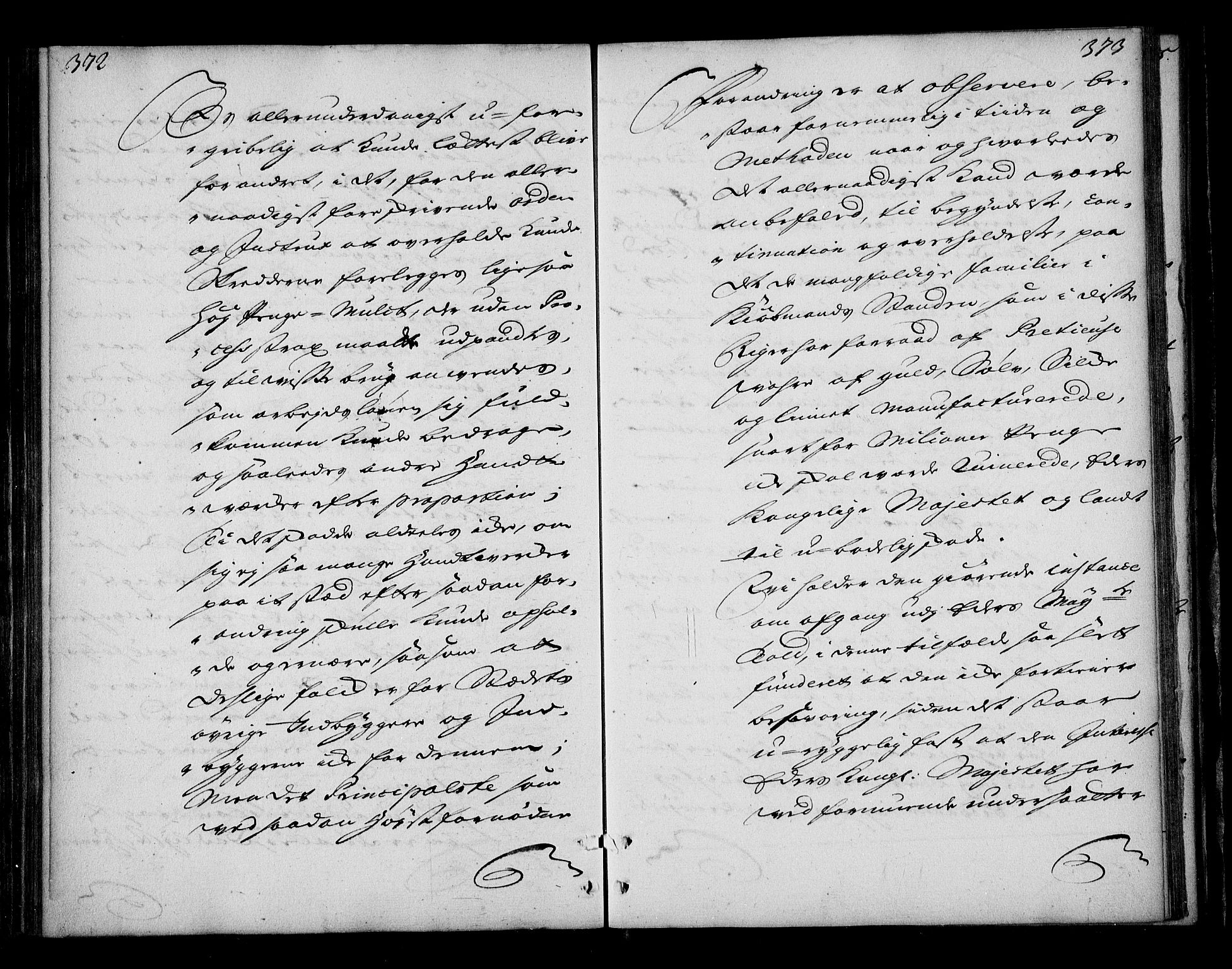 Stattholderembetet 1572-1771, AV/RA-EA-2870/Bd/L0003: Relasjonsprotokoll, 1720-1722, p. 372-373