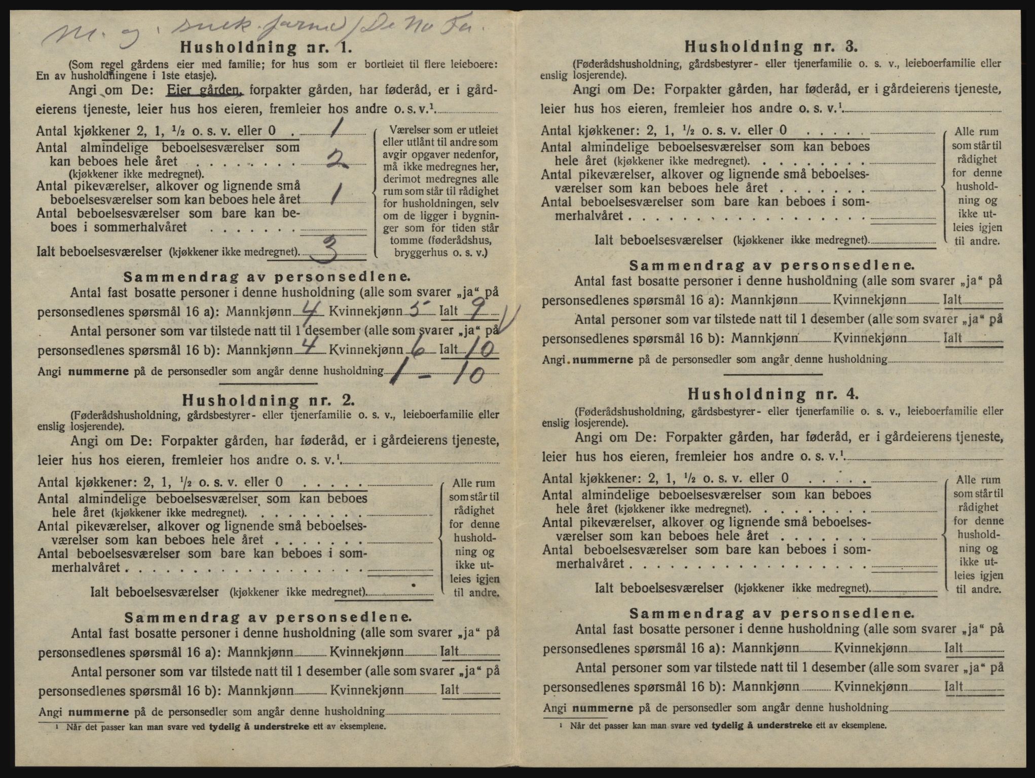 SAO, 1920 census for Glemmen, 1920, p. 966