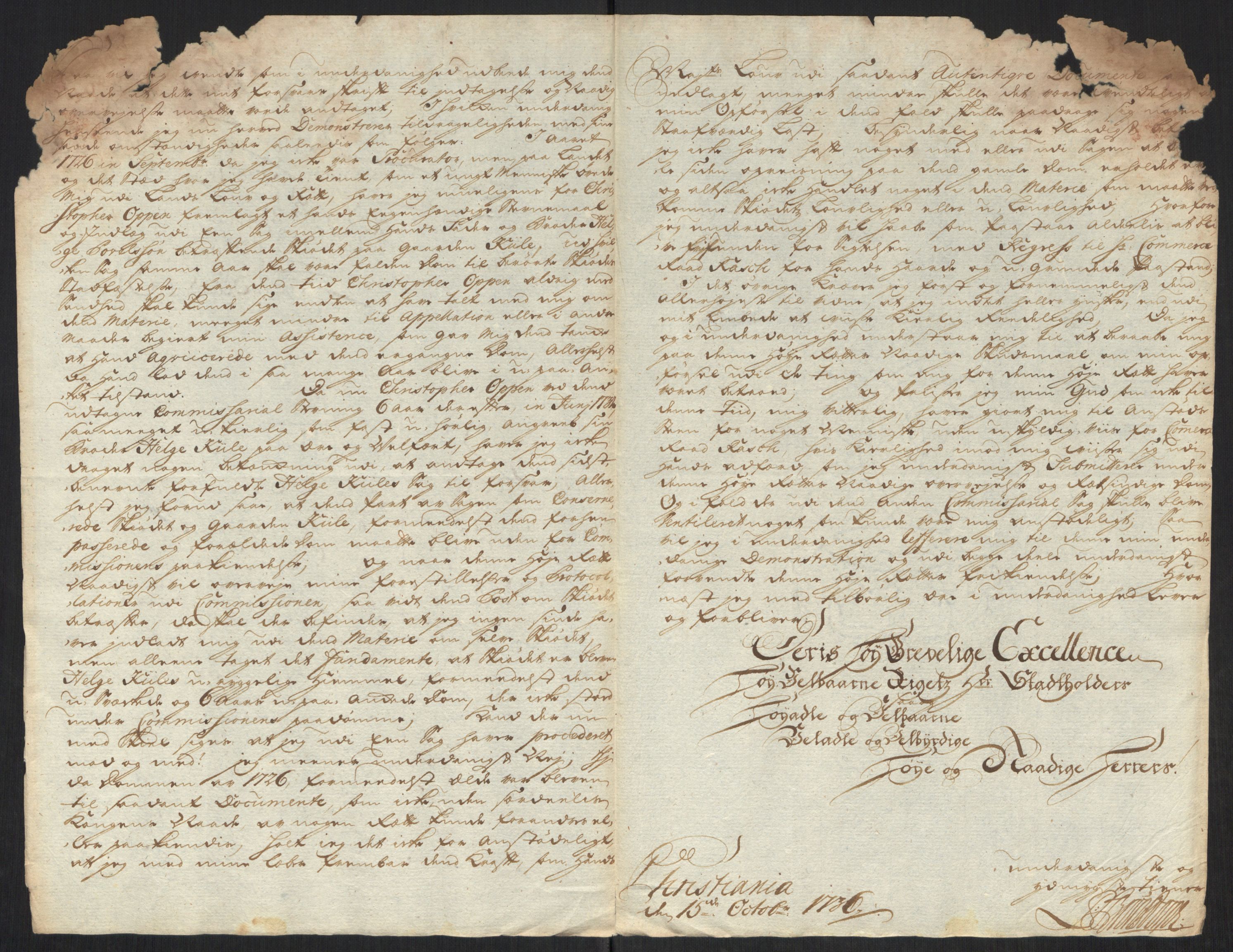 Stattholderembetet 1572-1771, AV/RA-EA-2870/Ef/L0107: Brev fra embetsmenn og andre, 1733-1734, p. 247