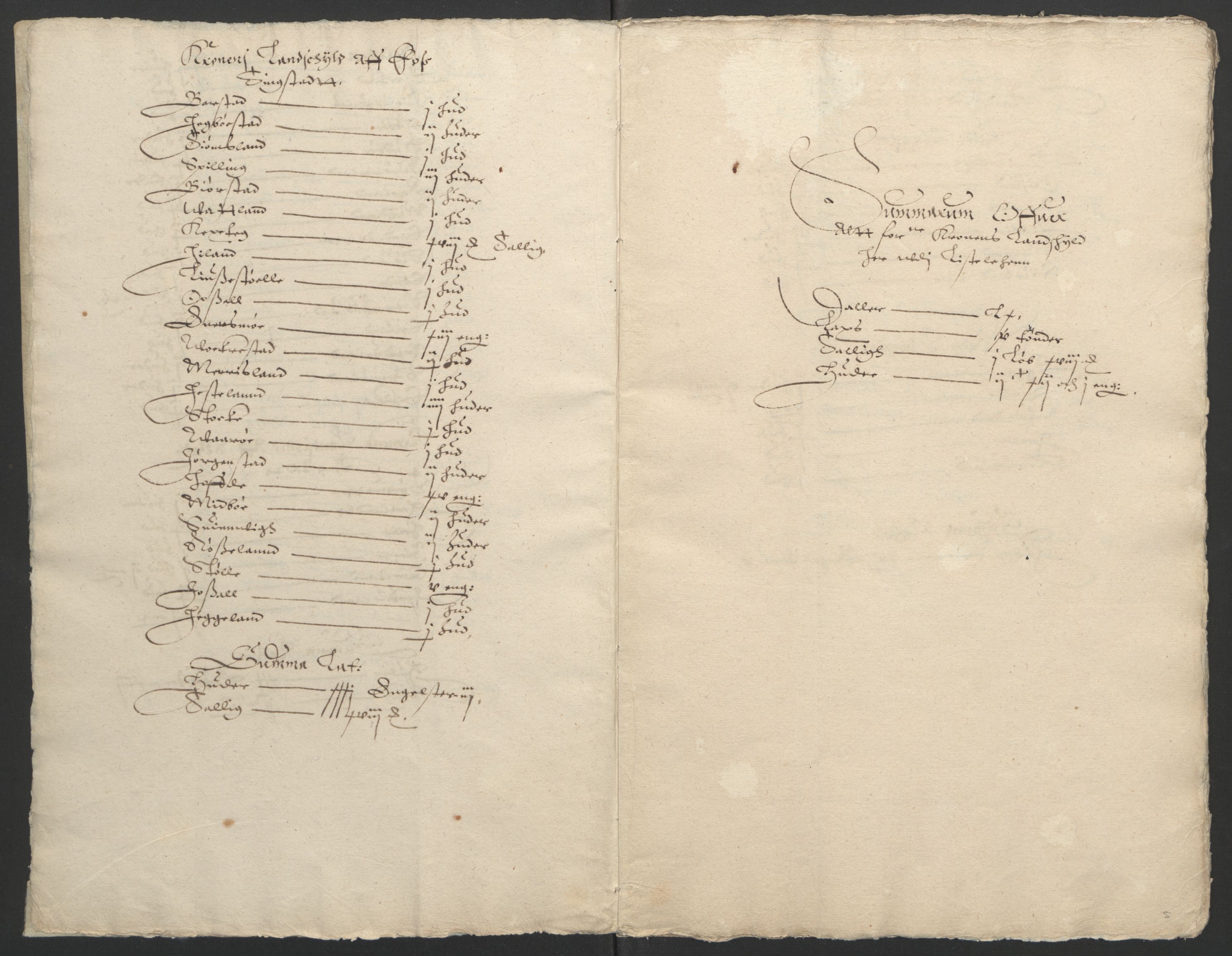 Stattholderembetet 1572-1771, AV/RA-EA-2870/Ek/L0002/0002: Jordebøker til utlikning av garnisonsskatt 1624-1626: / Jordebøker for Agdesiden len, 1624-1625, p. 64