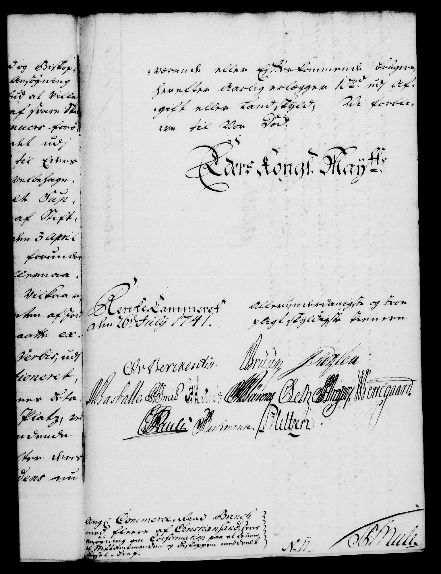 Rentekammeret, Kammerkanselliet, RA/EA-3111/G/Gf/Gfa/L0024: Norsk relasjons- og resolusjonsprotokoll (merket RK 52.24), 1741, p. 457