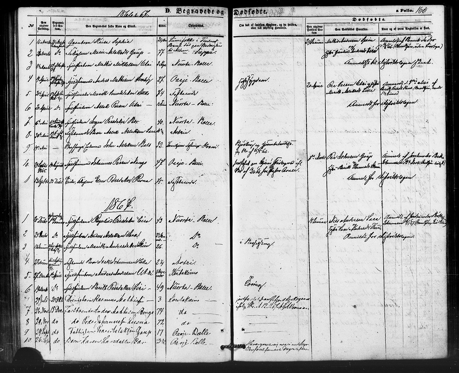 Kautokeino sokneprestembete, SATØ/S-1340/H/Ha/L0003.kirke: Parish register (official) no. 3, 1862-1879, p. 168