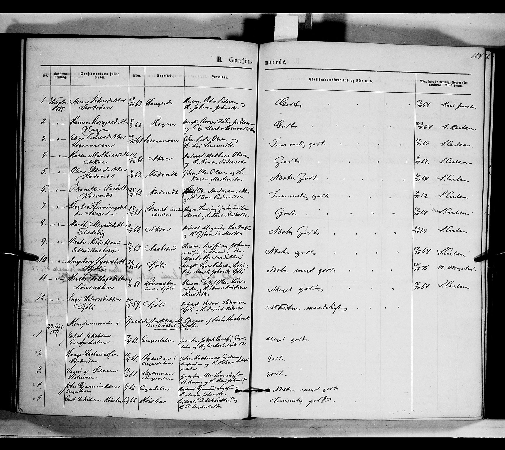 Rendalen prestekontor, SAH/PREST-054/H/Ha/Haa/L0006: Parish register (official) no. 6, 1867-1877, p. 184