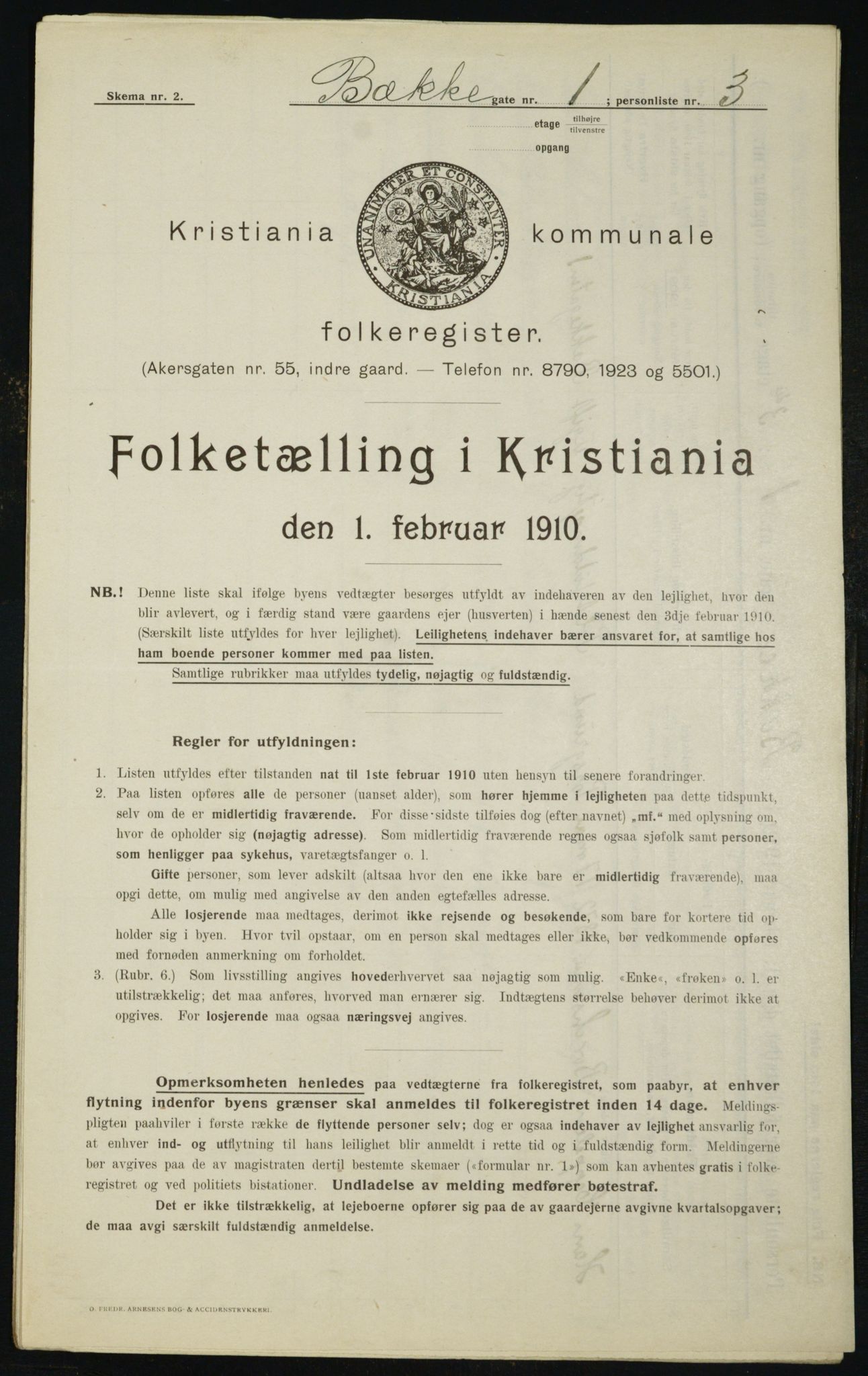 OBA, Municipal Census 1910 for Kristiania, 1910, p. 10573