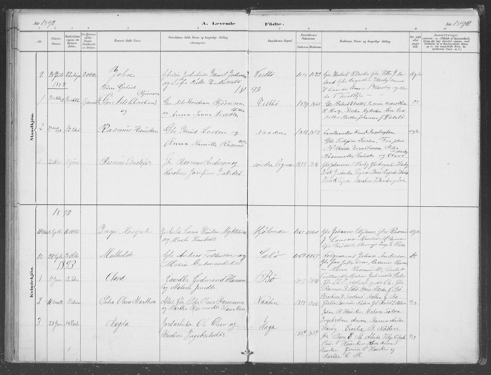 Finnøy sokneprestkontor, AV/SAST-A-101825/H/Ha/Hab/L0003: Parish register (copy) no. B 3, 1879-1899