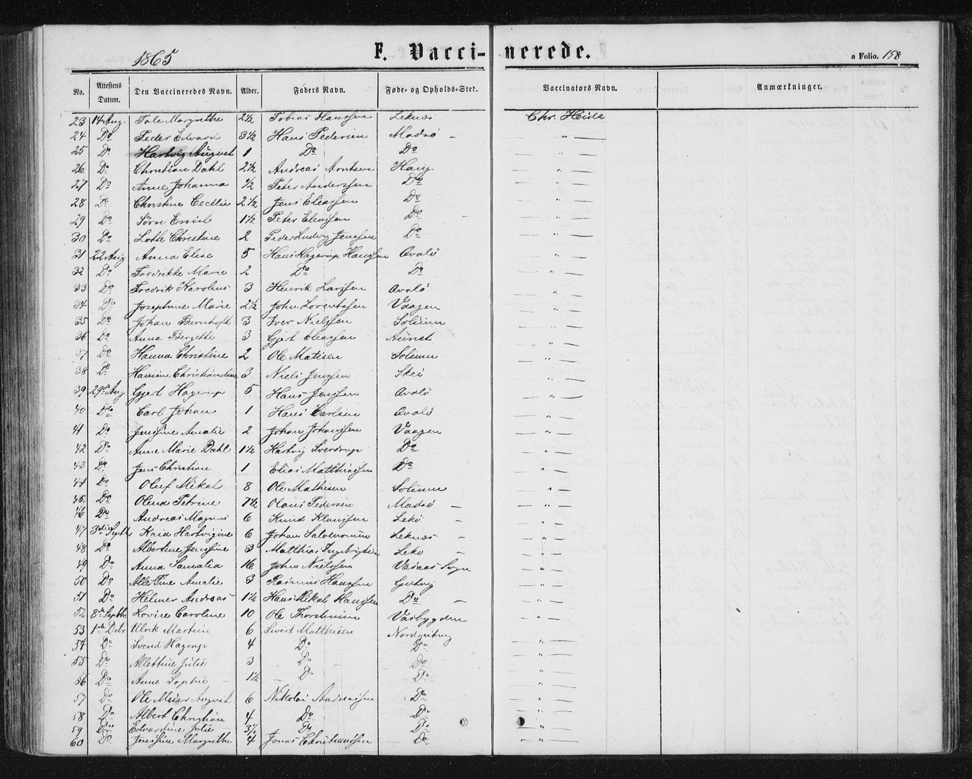 Ministerialprotokoller, klokkerbøker og fødselsregistre - Nord-Trøndelag, SAT/A-1458/788/L0696: Parish register (official) no. 788A03, 1863-1877, p. 158