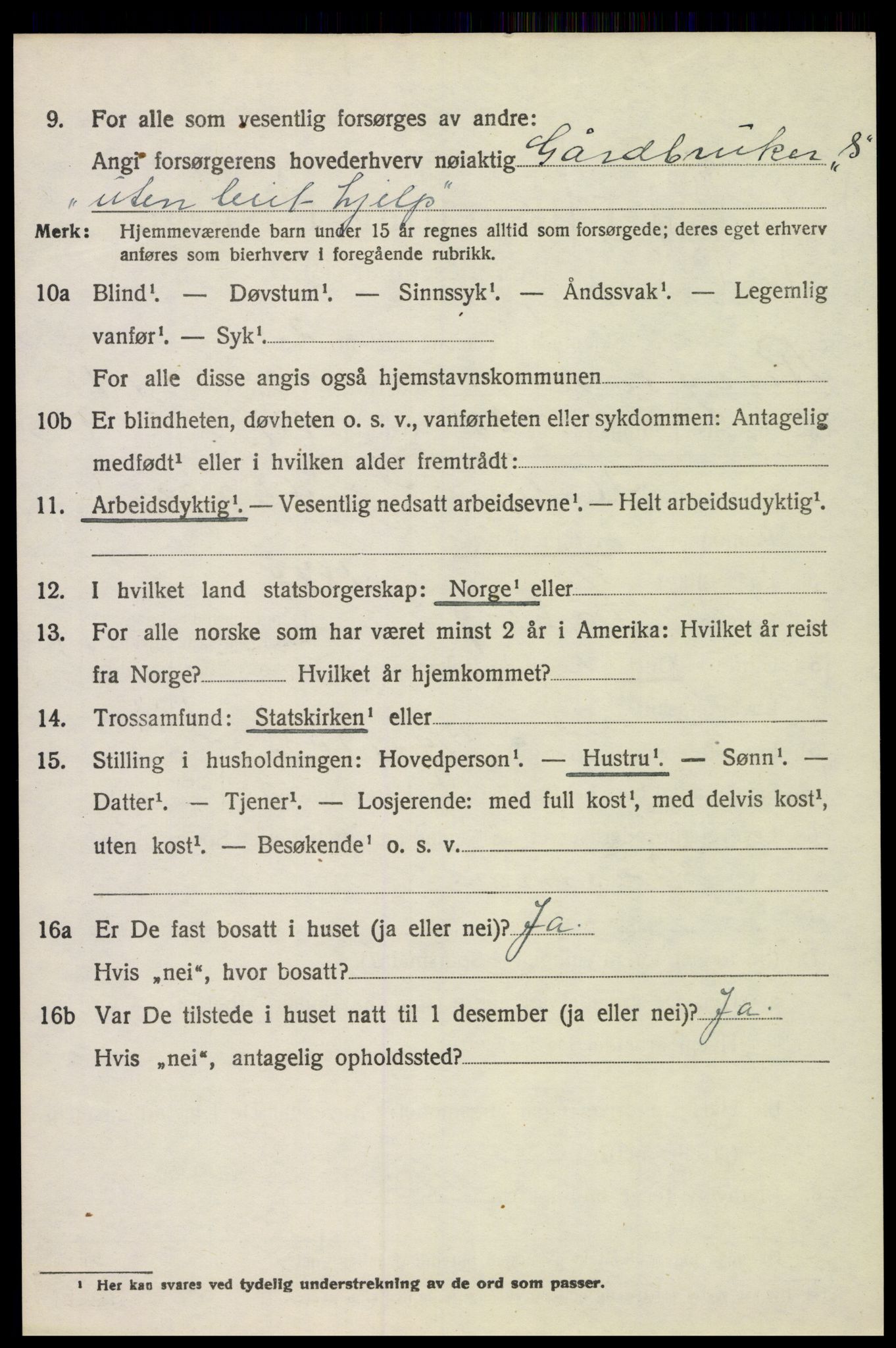 SAH, 1920 census for Ringsaker, 1920, p. 22273