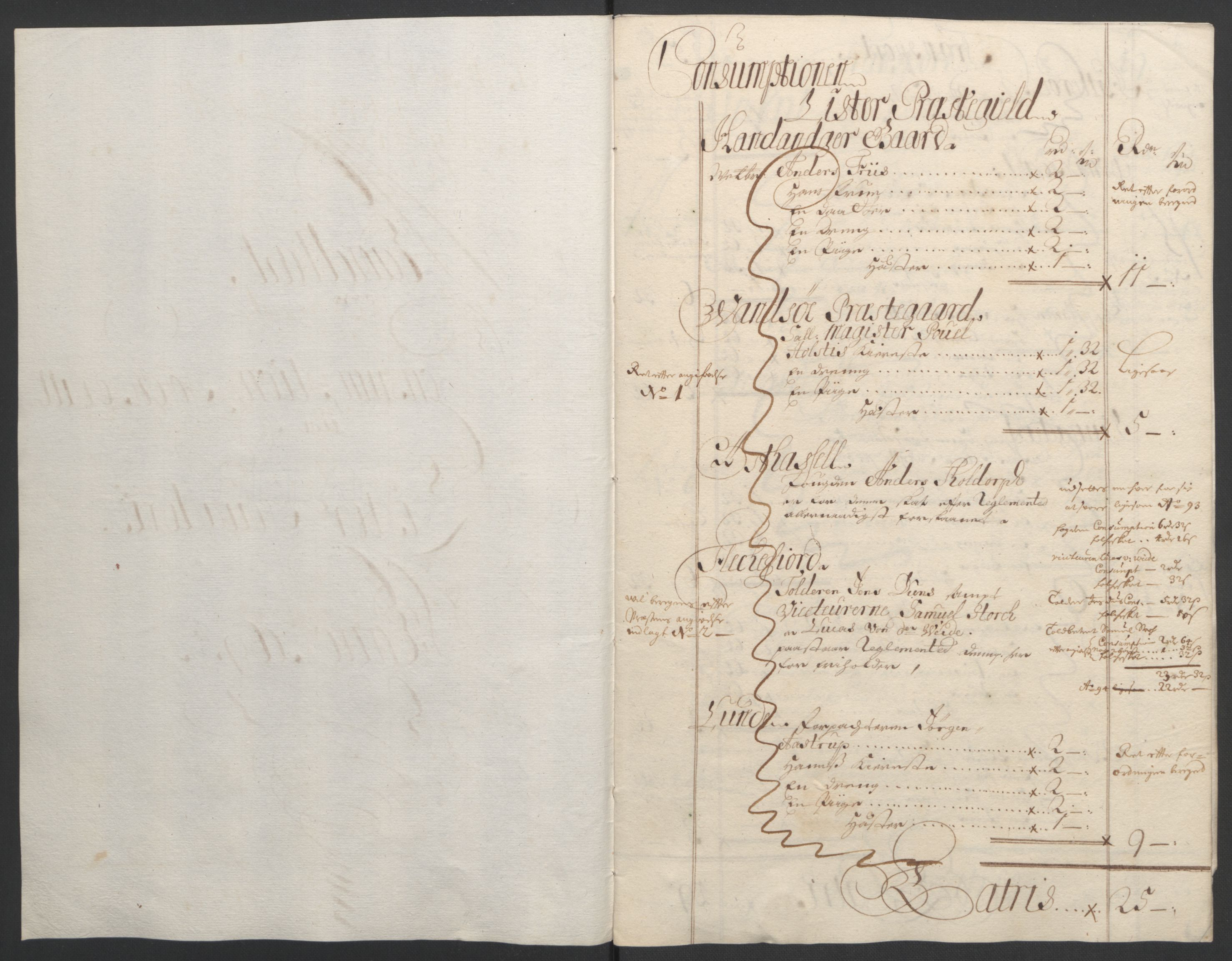 Rentekammeret inntil 1814, Reviderte regnskaper, Fogderegnskap, RA/EA-4092/R43/L2545: Fogderegnskap Lista og Mandal, 1694-1695, p. 229