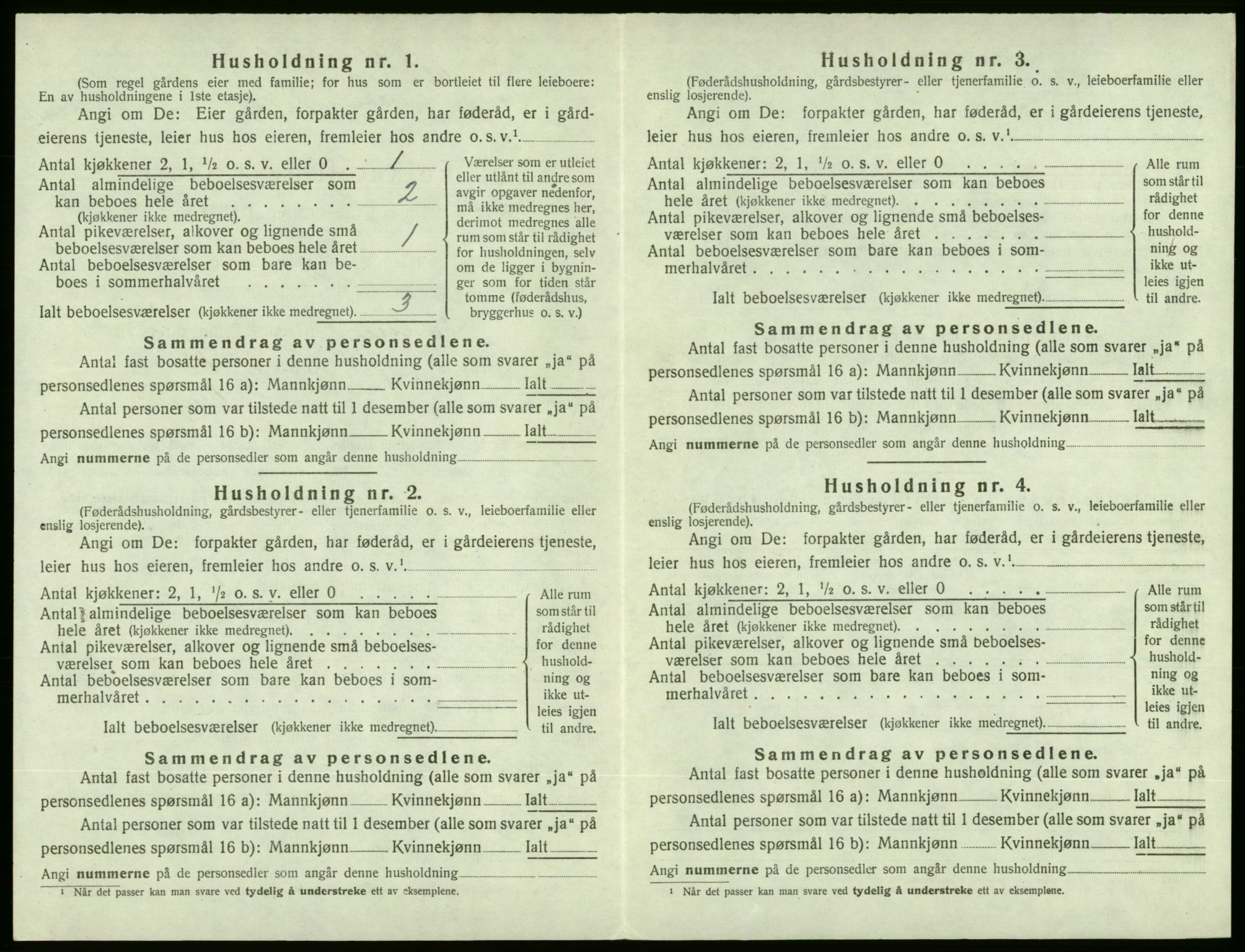 SAB, 1920 census for Etne, 1920, p. 339