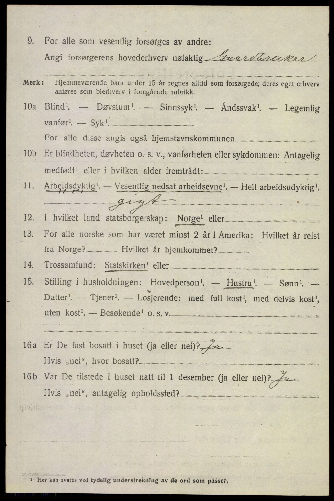 SAKO, 1920 census for Modum, 1920, p. 4694