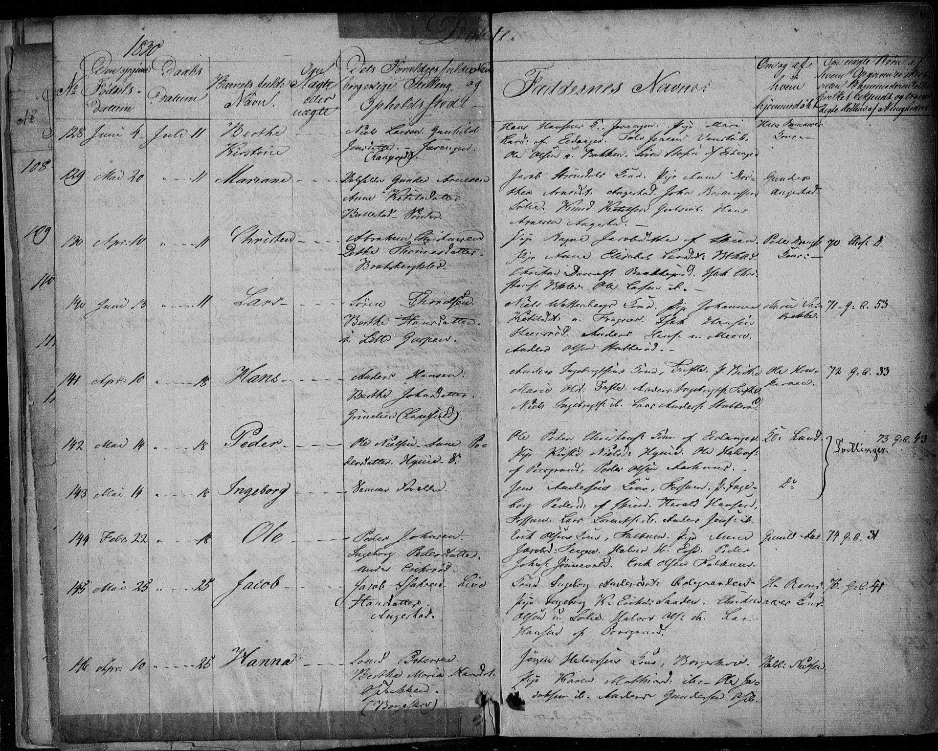 Gjerpen kirkebøker, SAKO/A-265/F/Fa/L0006: Parish register (official) no. I 6, 1829-1834, p. 16