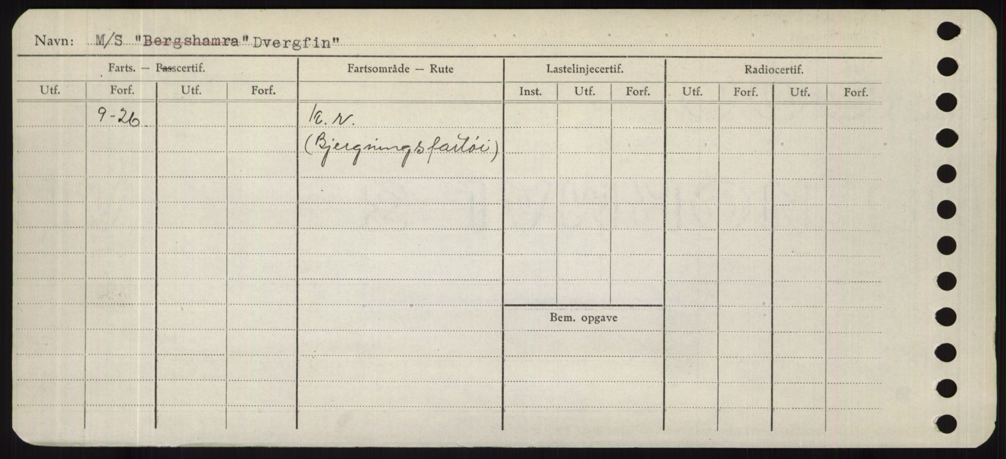 Sjøfartsdirektoratet med forløpere, Skipsmålingen, RA/S-1627/H/Hd/L0008: Fartøy, C-D, p. 712