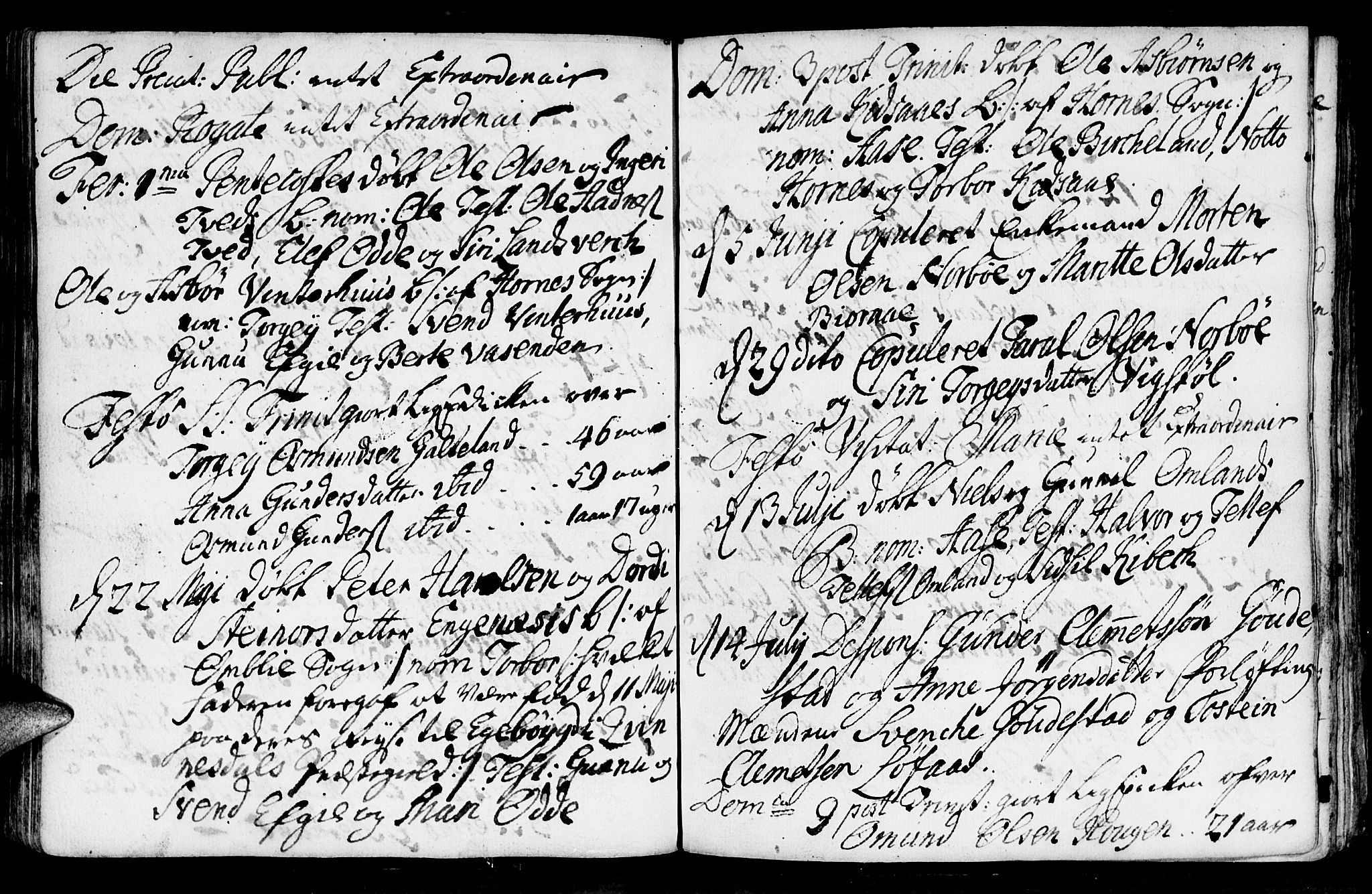 Evje sokneprestkontor, AV/SAK-1111-0008/F/Fa/Faa/L0001: Parish register (official) no. A 1, 1705-1760, p. 101