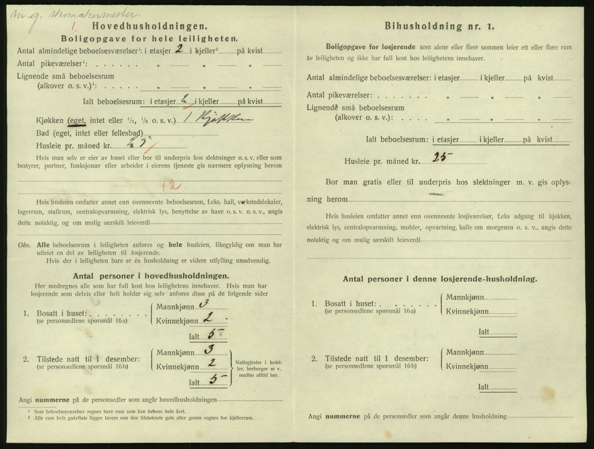 SAK, 1920 census for Risør, 1920, p. 1404