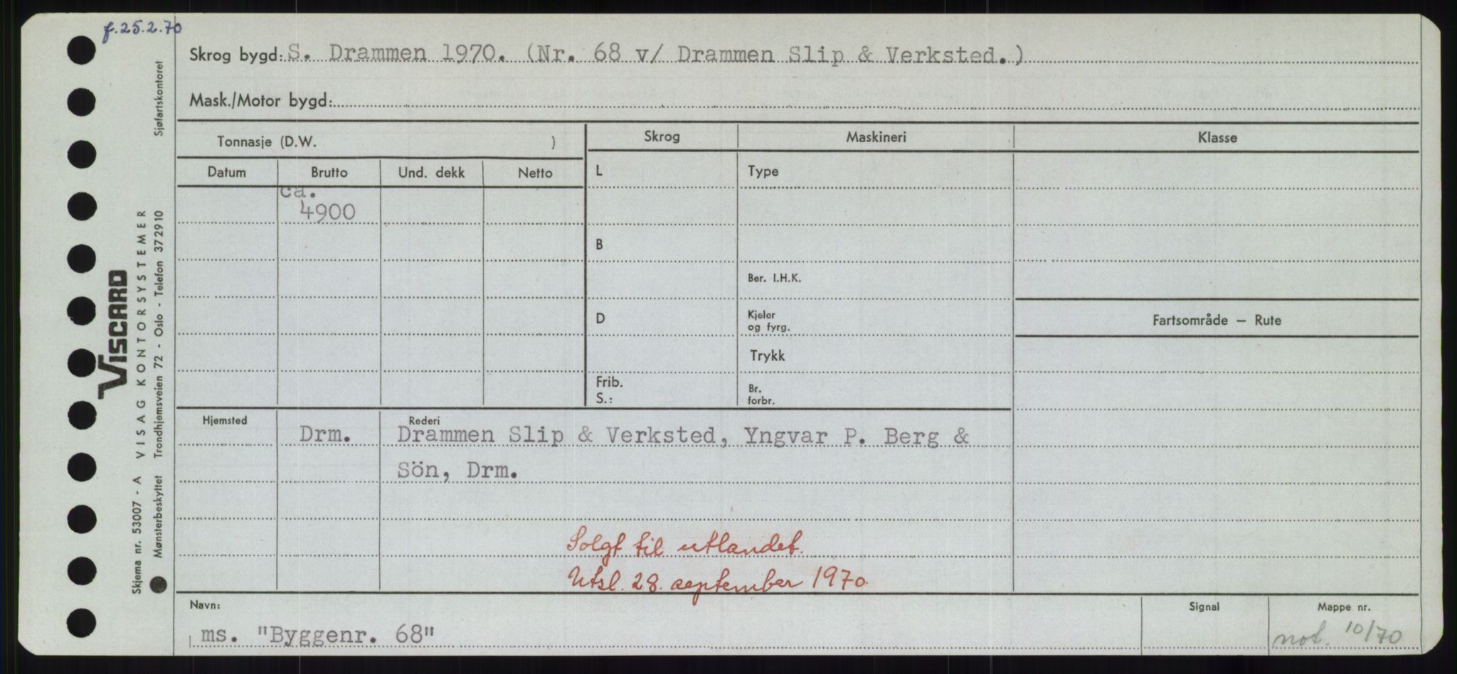 Sjøfartsdirektoratet med forløpere, Skipsmålingen, RA/S-1627/H/Hd/L0006: Fartøy, Byg-Båt, p. 193