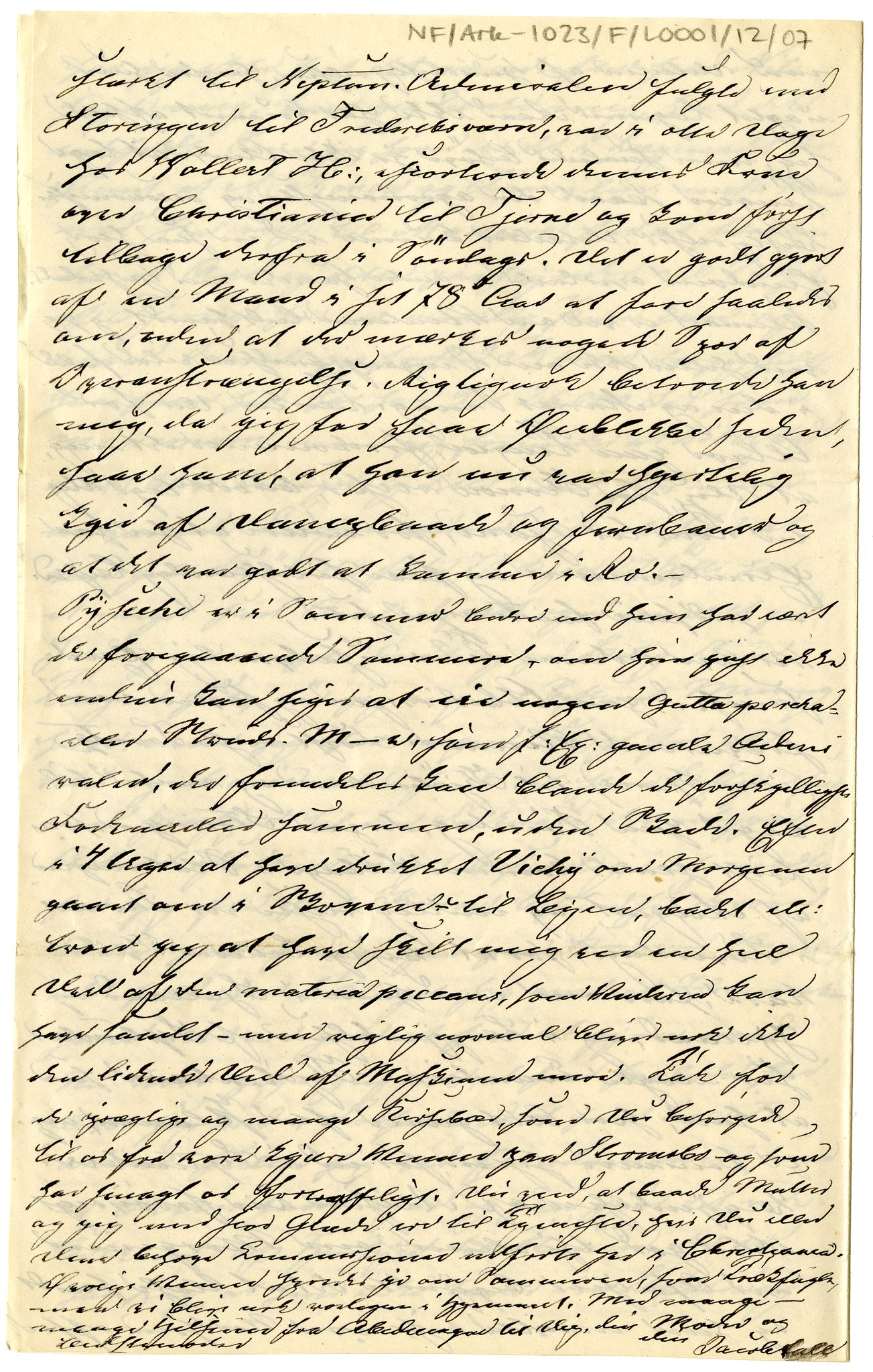 Diderik Maria Aalls brevsamling, NF/Ark-1023/F/L0001: D.M. Aalls brevsamling. A - B, 1738-1889, p. 92