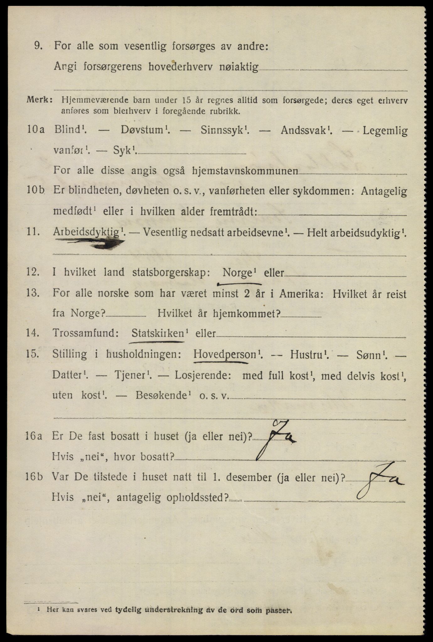 SAO, 1920 census for Lillestrøm, 1920, p. 7455