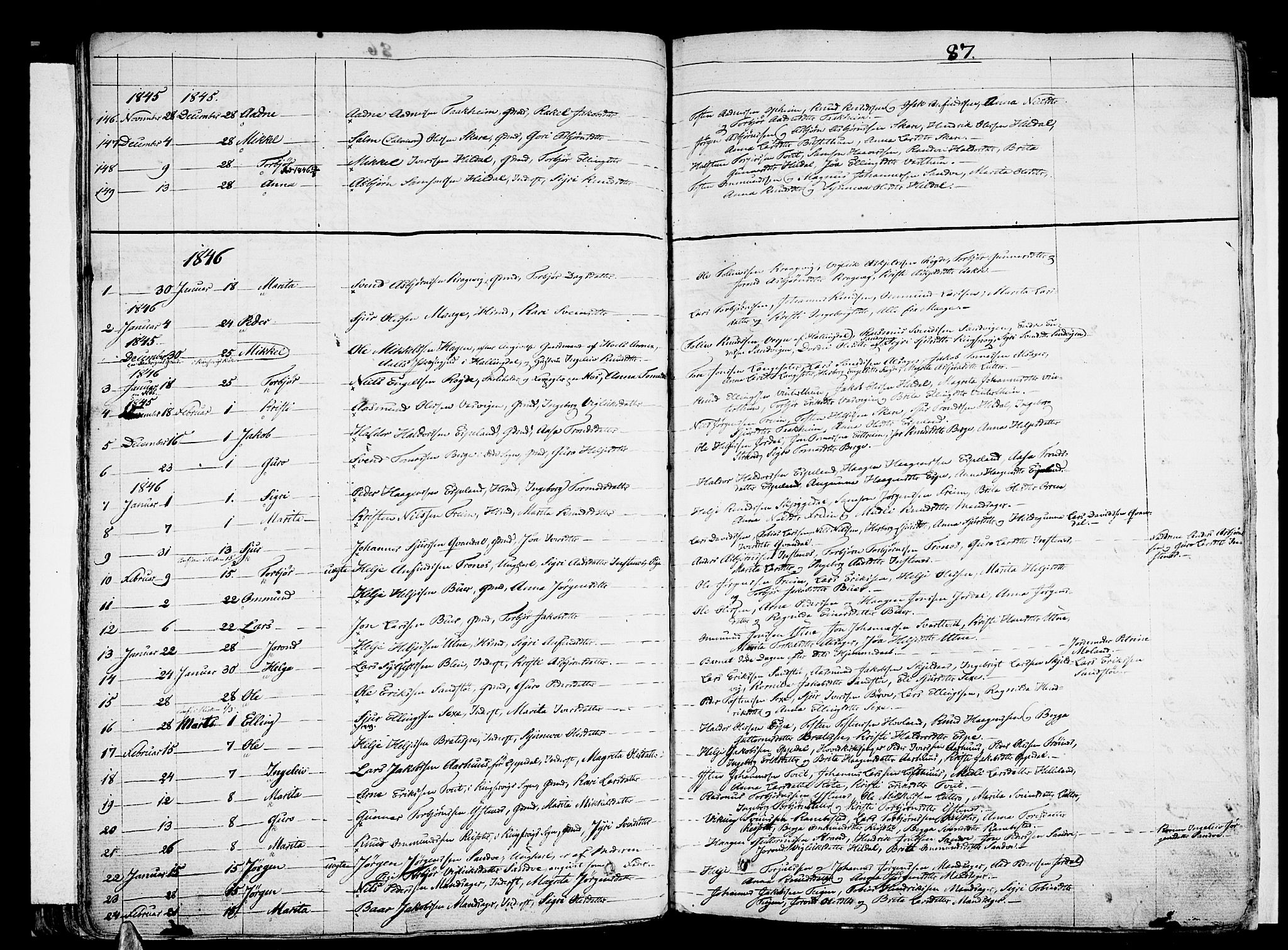 Ullensvang sokneprestembete, SAB/A-78701/H/Haa: Parish register (official) no. A 10, 1825-1853, p. 89