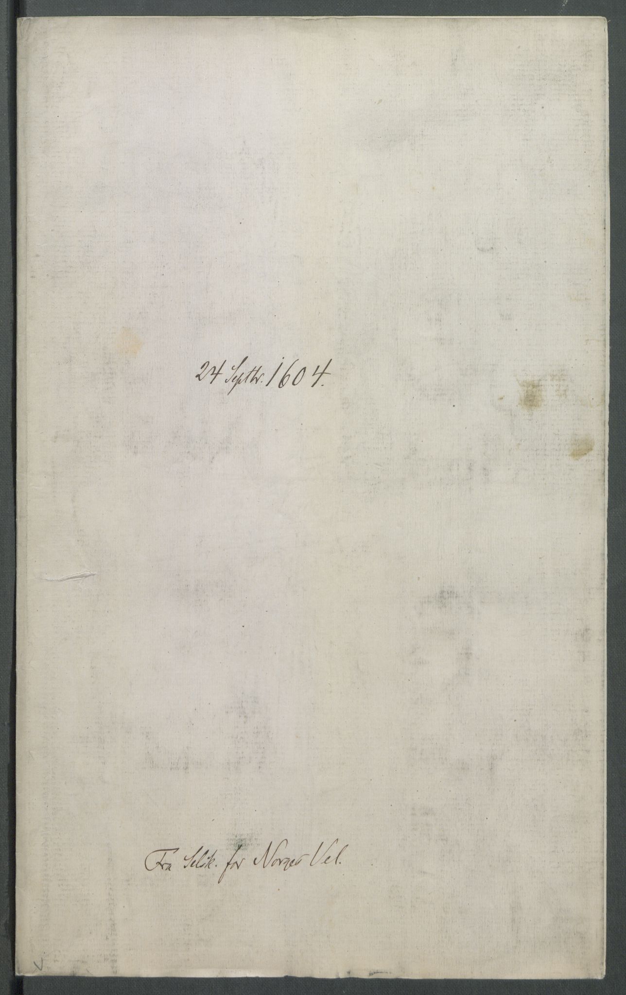 Riksarkivets diplomsamling, RA/EA-5965/F02/L0113: Dokumenter, 1604, p. 57