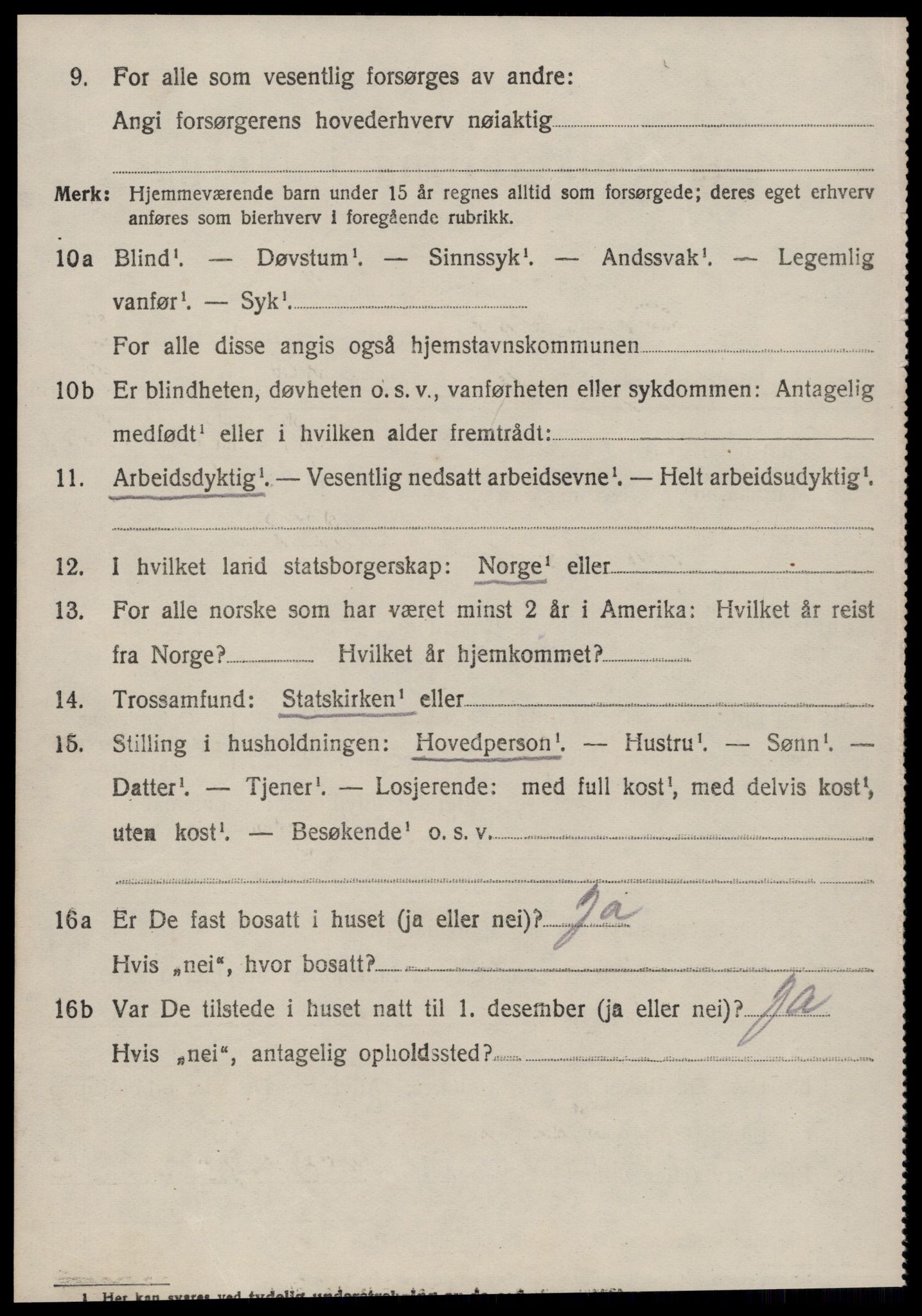 SAT, 1920 census for Stordal, 1920, p. 663