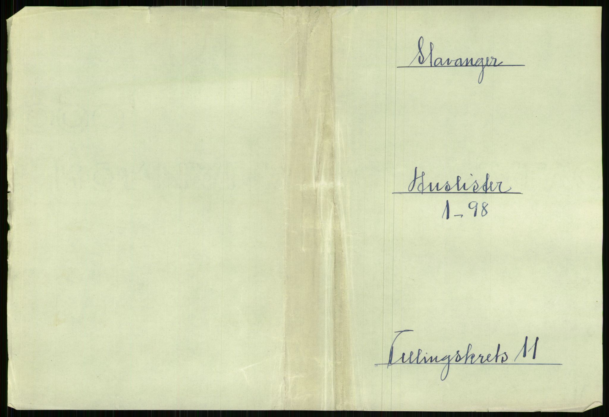 RA, 1891 census for 1103 Stavanger, 1891, p. 1961