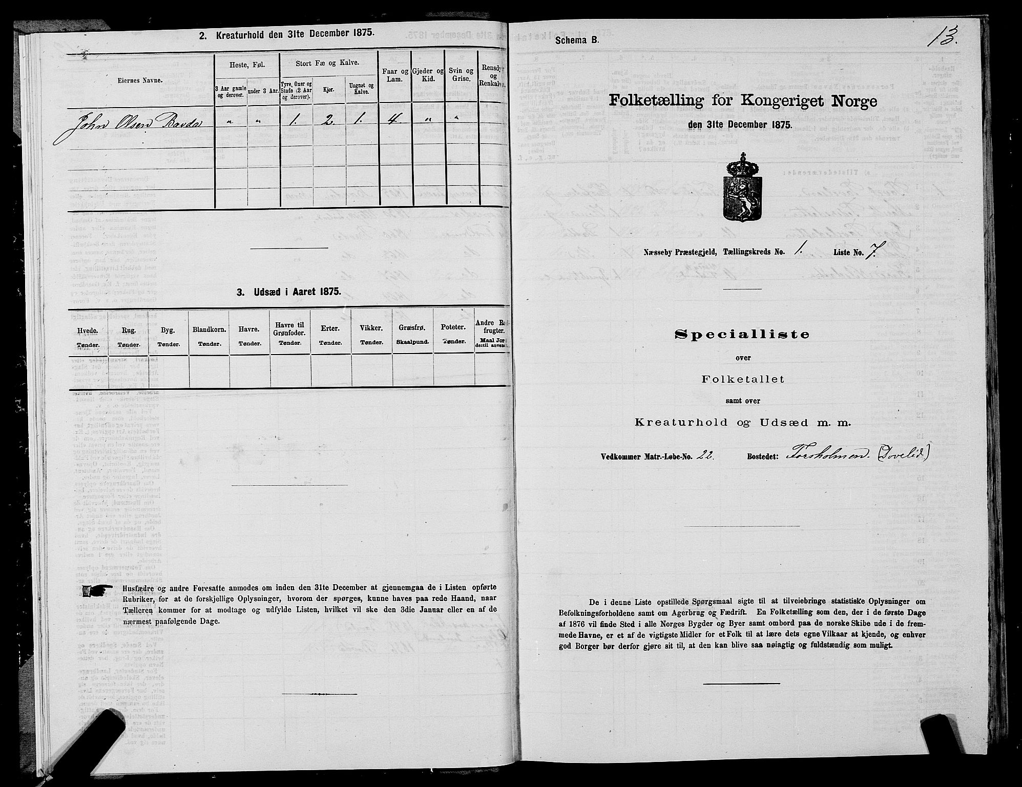 SATØ, 1875 census for 2027P Nesseby, 1875, p. 1013
