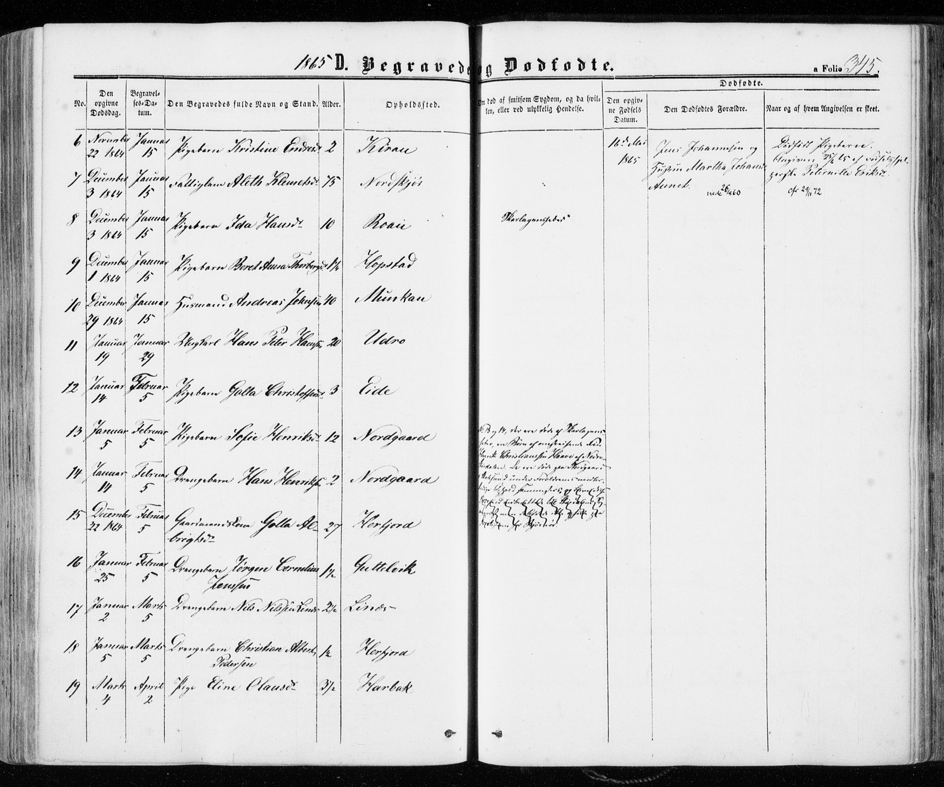 Ministerialprotokoller, klokkerbøker og fødselsregistre - Sør-Trøndelag, SAT/A-1456/657/L0705: Parish register (official) no. 657A06, 1858-1867, p. 345