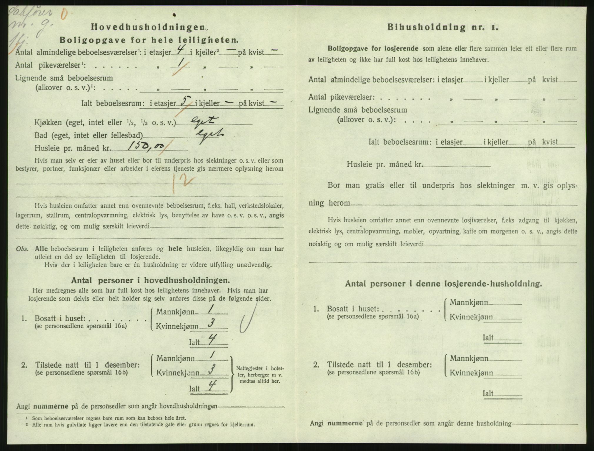 SAT, 1920 census for Molde, 1920, p. 1666