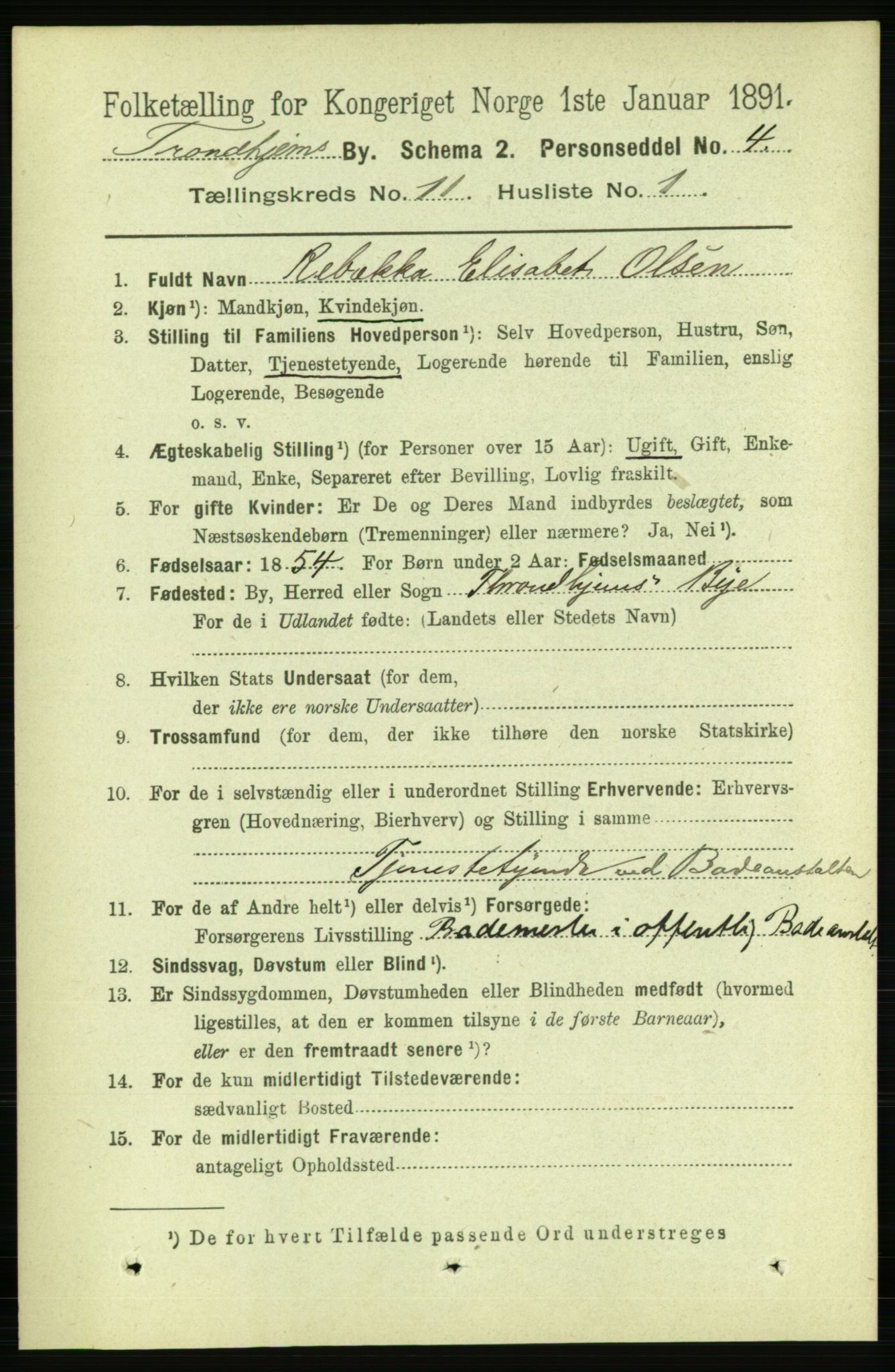 RA, 1891 census for 1601 Trondheim, 1891, p. 9280